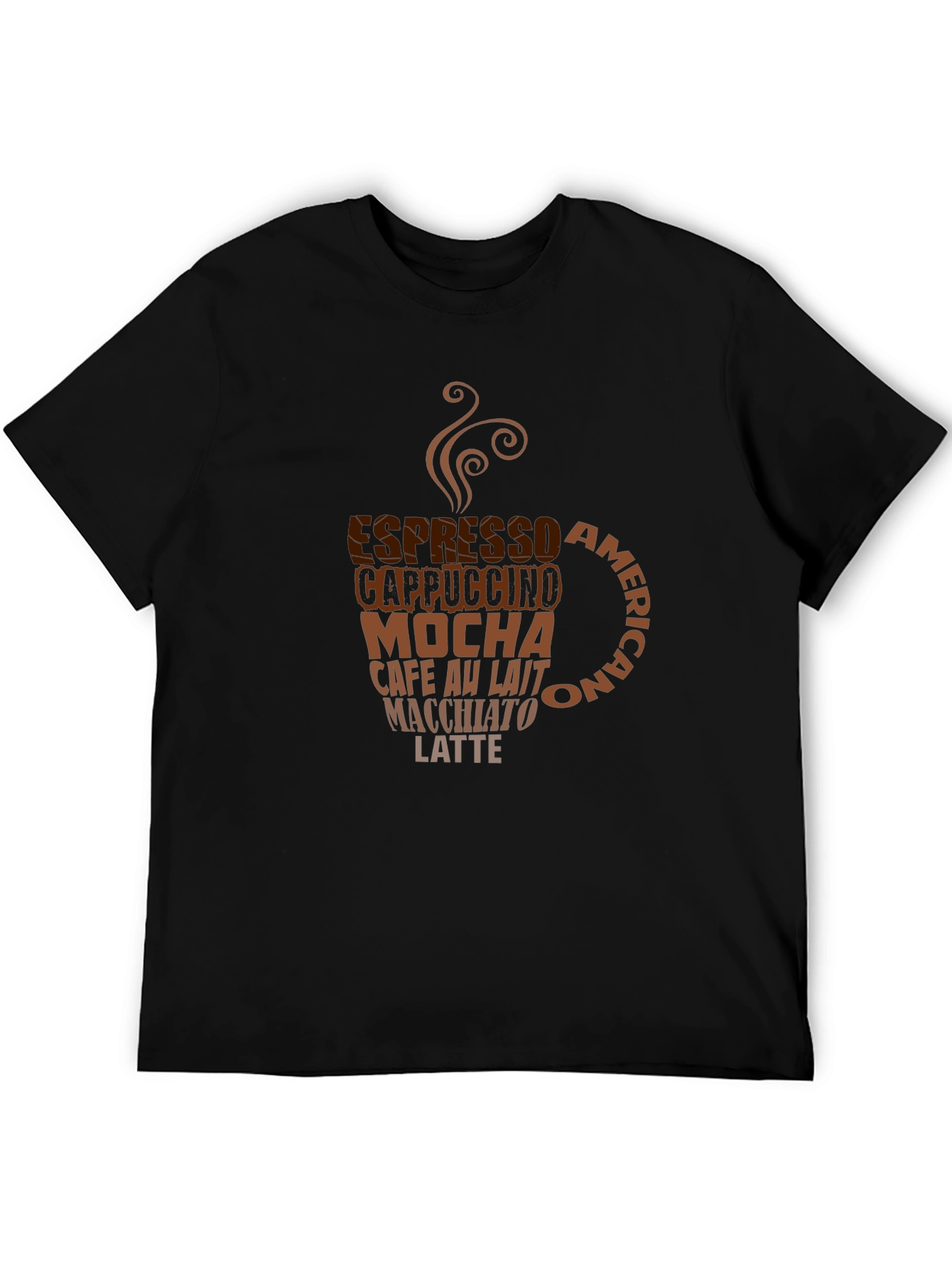 Coffee Lovers T-Shirt - Espresso Cappuccino Design