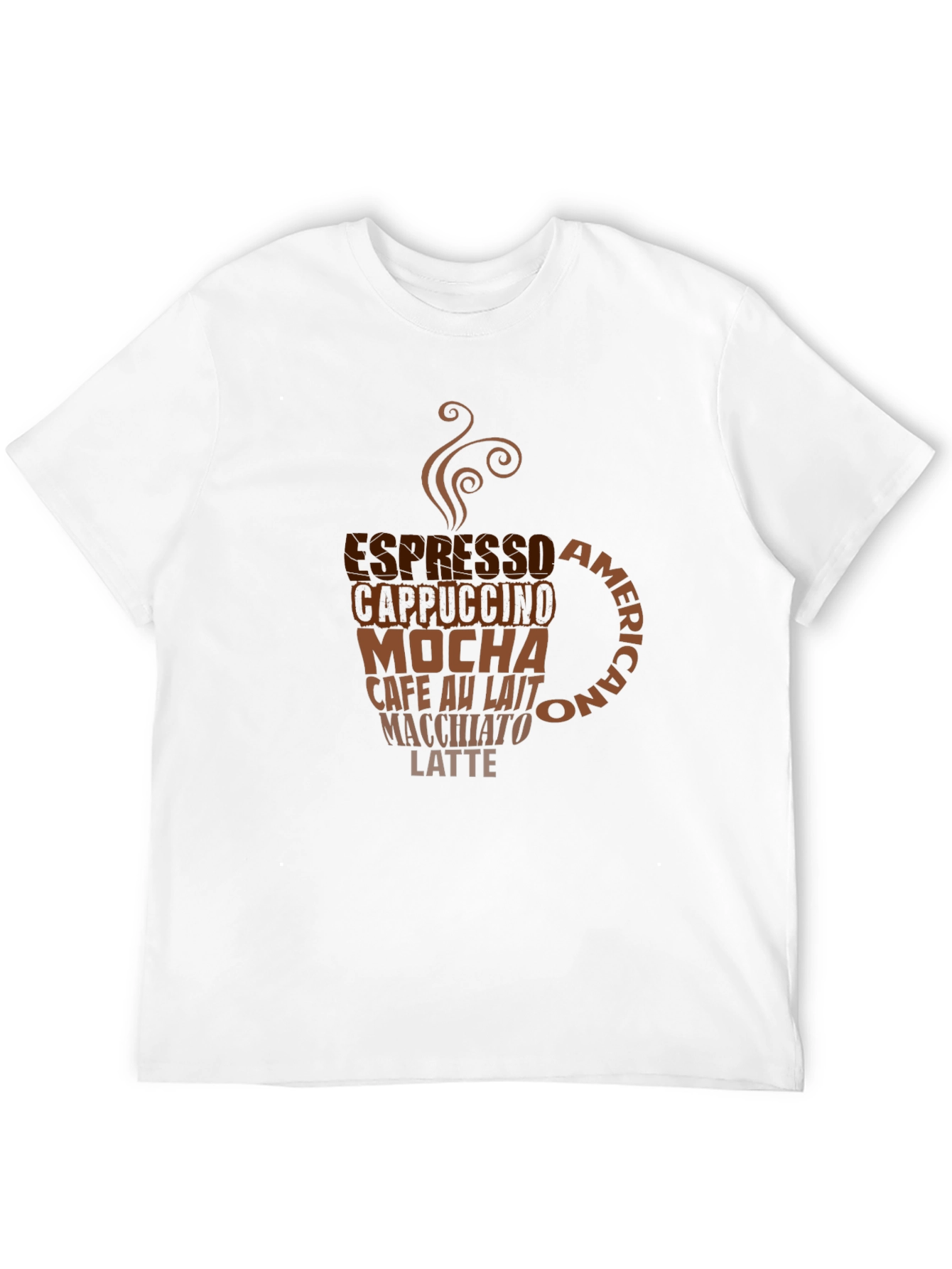 Coffee Lovers T-Shirt - Espresso Cappuccino Design