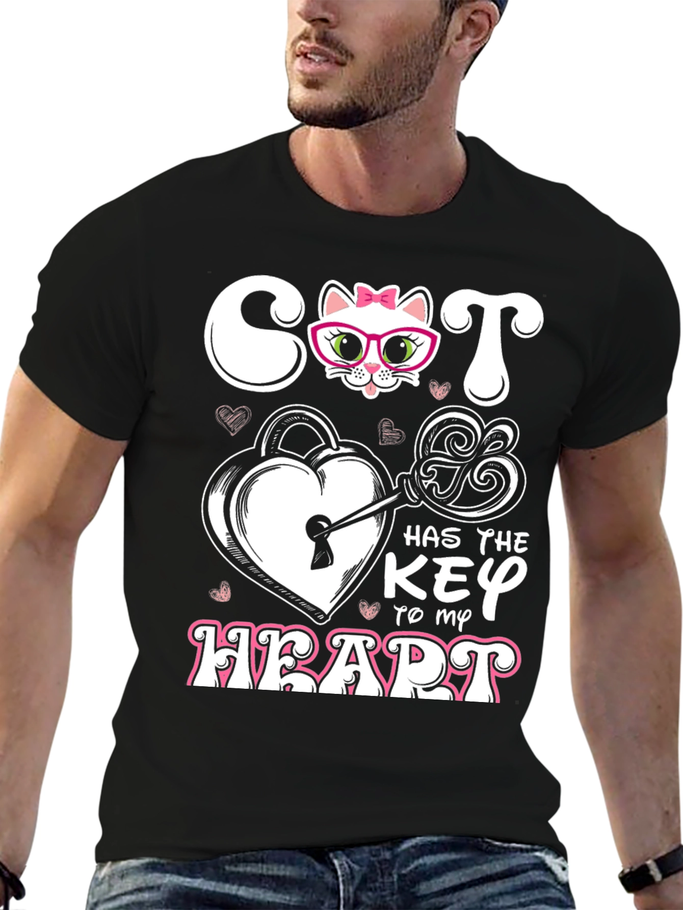 Cat Has the Key to my Heart T-Shirt
