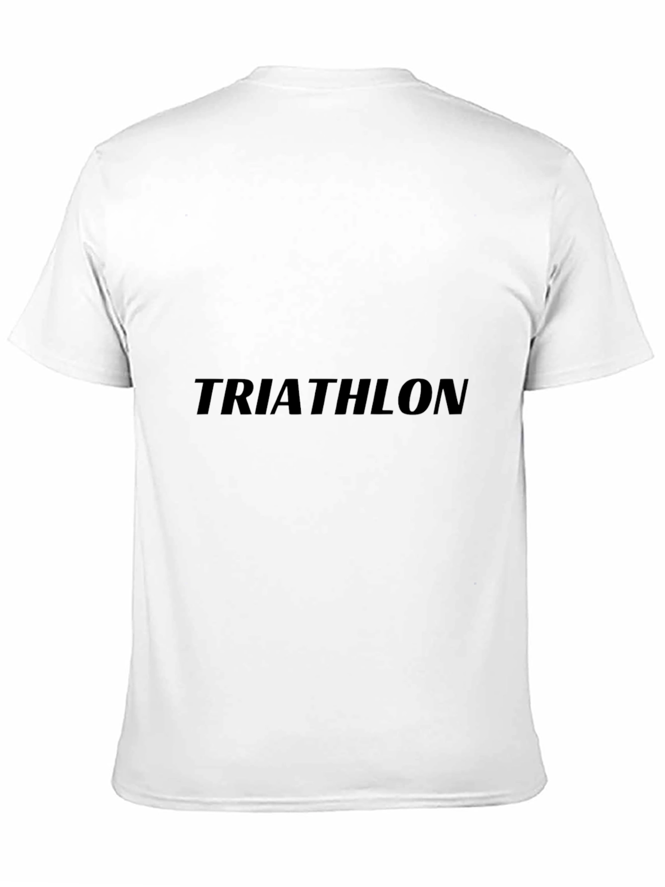Triathlon Graphic Tee - Black Cotton Blend