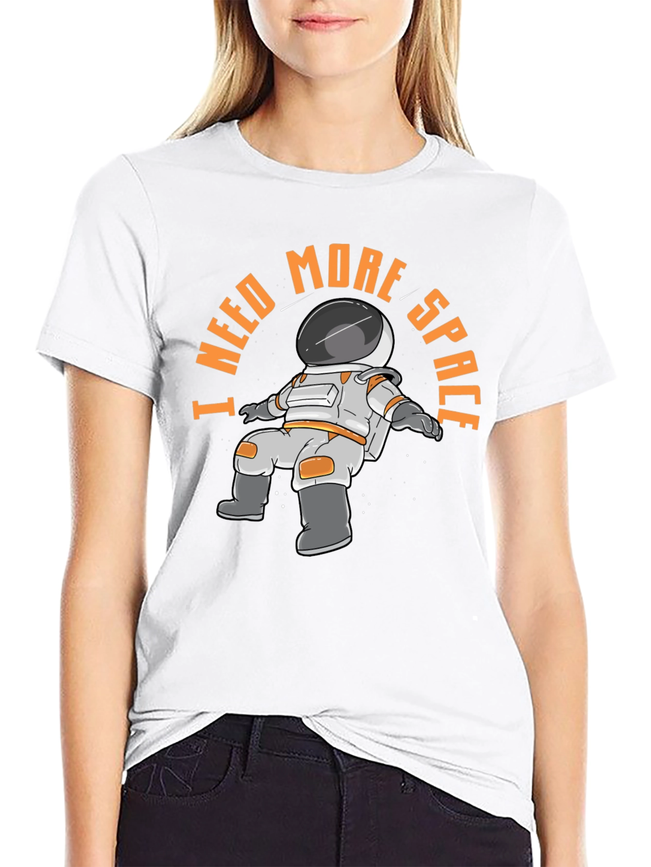 I Need More Space Astronaut Graphic T-Shirt