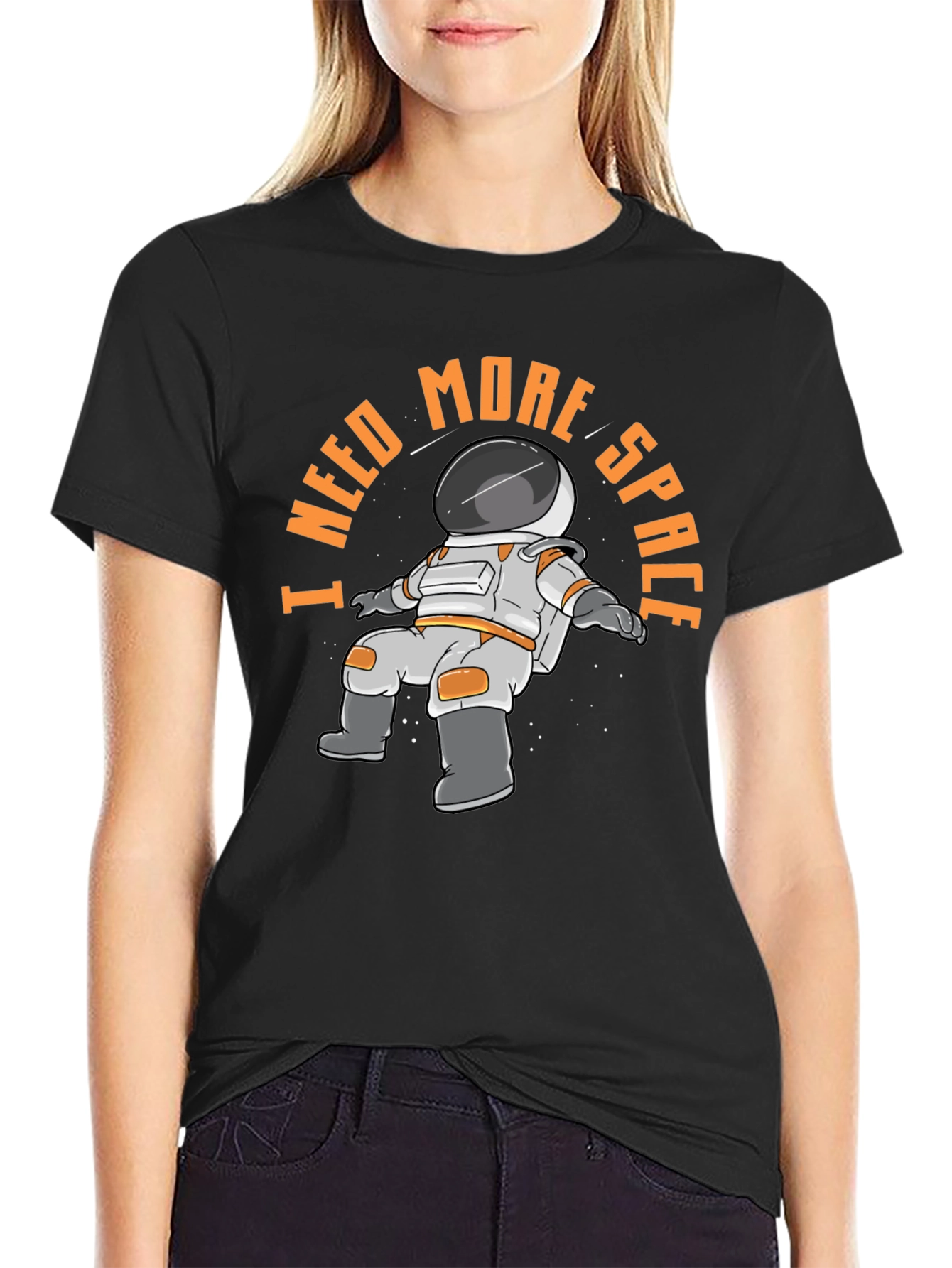 I Need More Space Astronaut Graphic T-Shirt