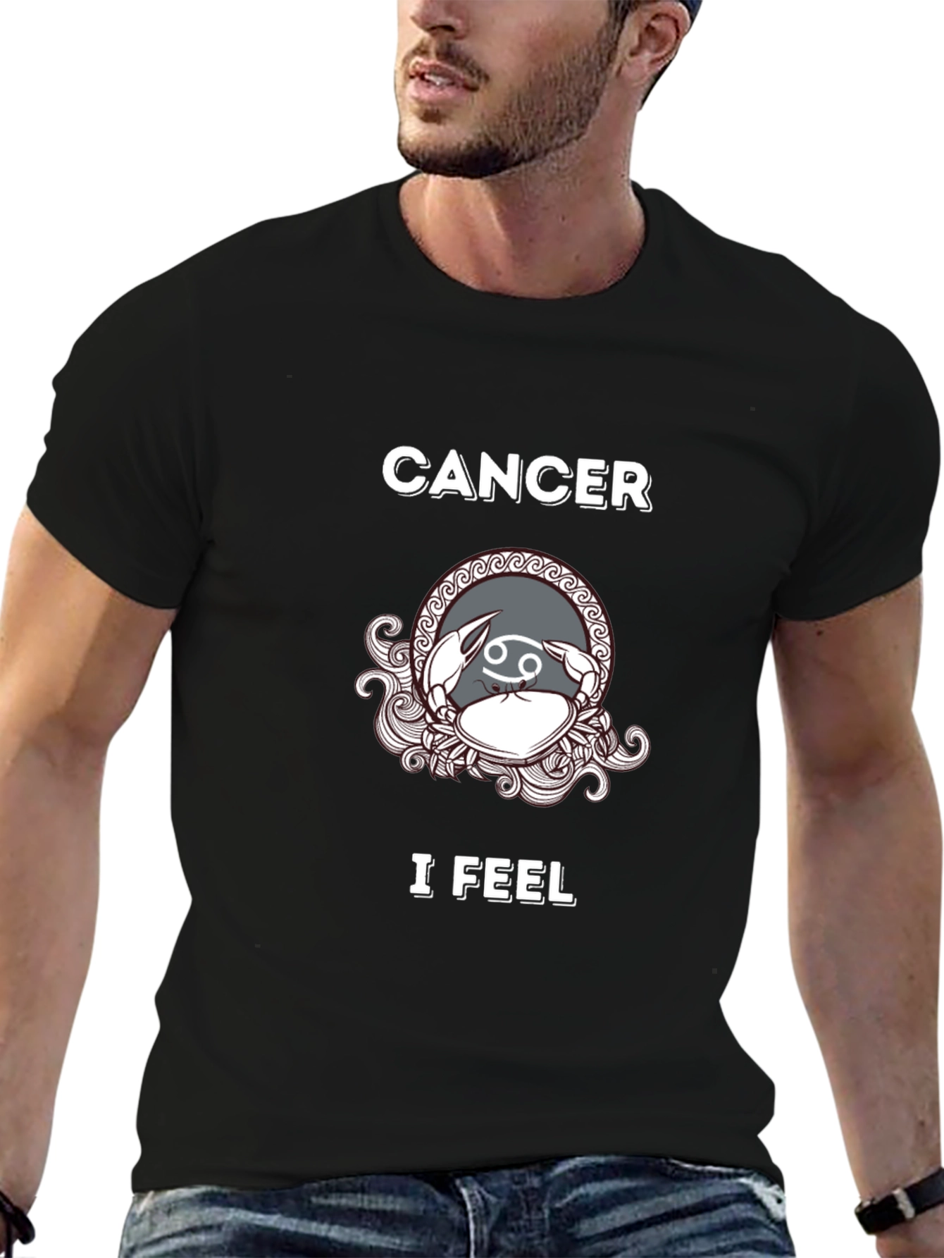 Cancer Zodiac T-Shirt - I Feel Design