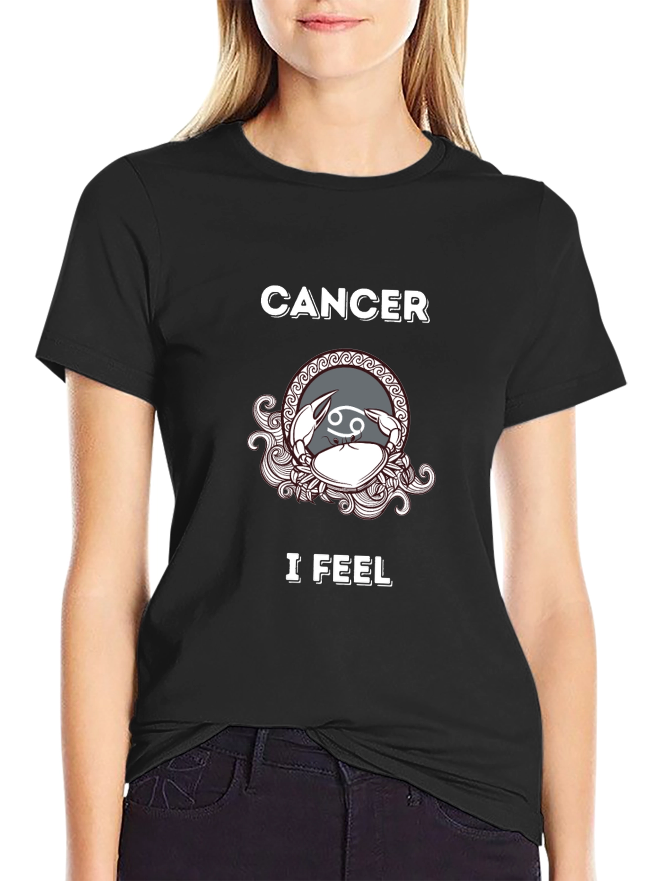 Cancer Zodiac T-Shirt - I Feel Design