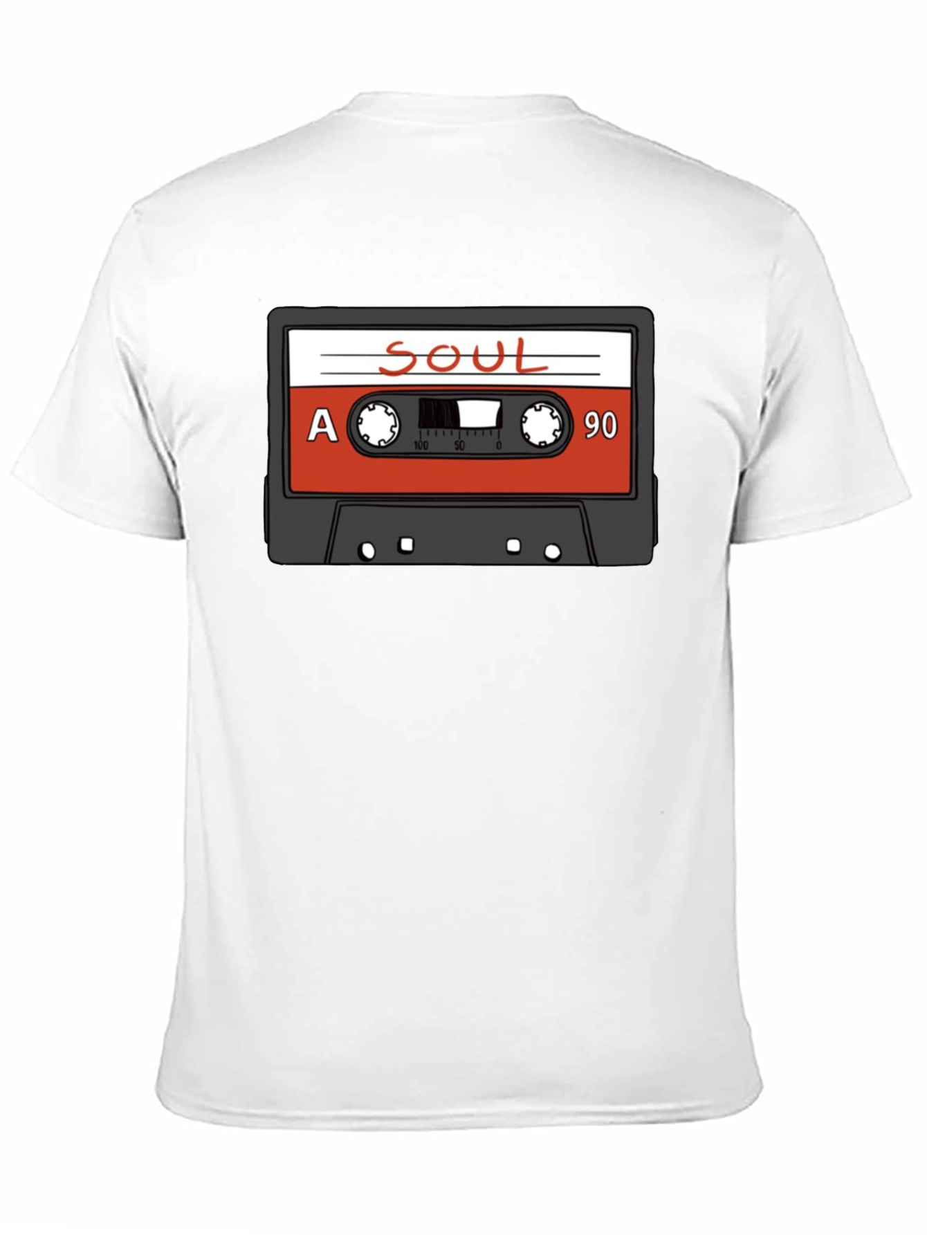 Soul Cassette Tape Graphic T-Shirt - Retro Music Style