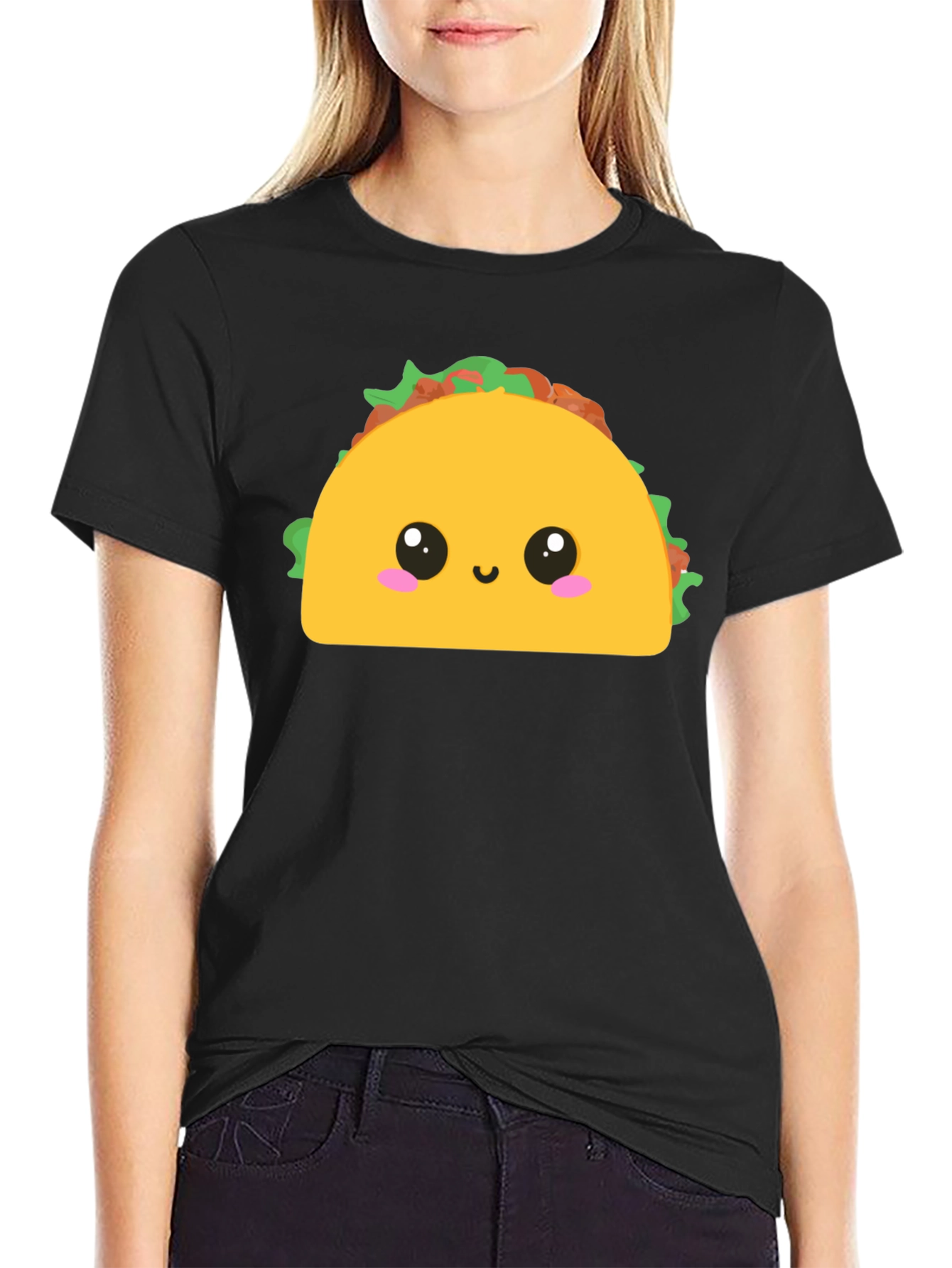 Cute Taco Graphic Tee - Fun Food T-Shirt