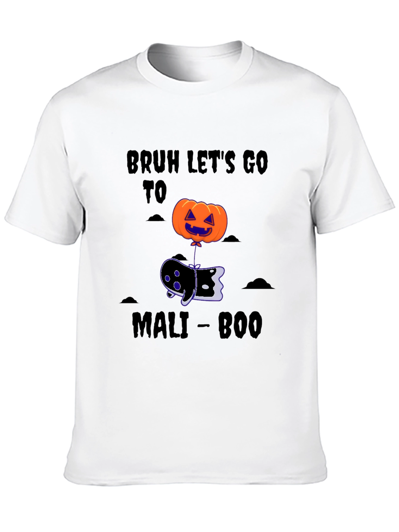Bruh Lets Go To Mali-Boo Halloween T-Shirt