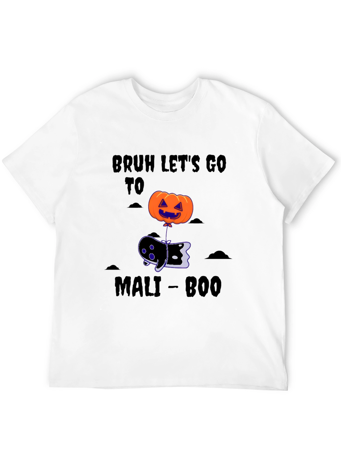 Bruh Lets Go To Mali-Boo Halloween T-Shirt