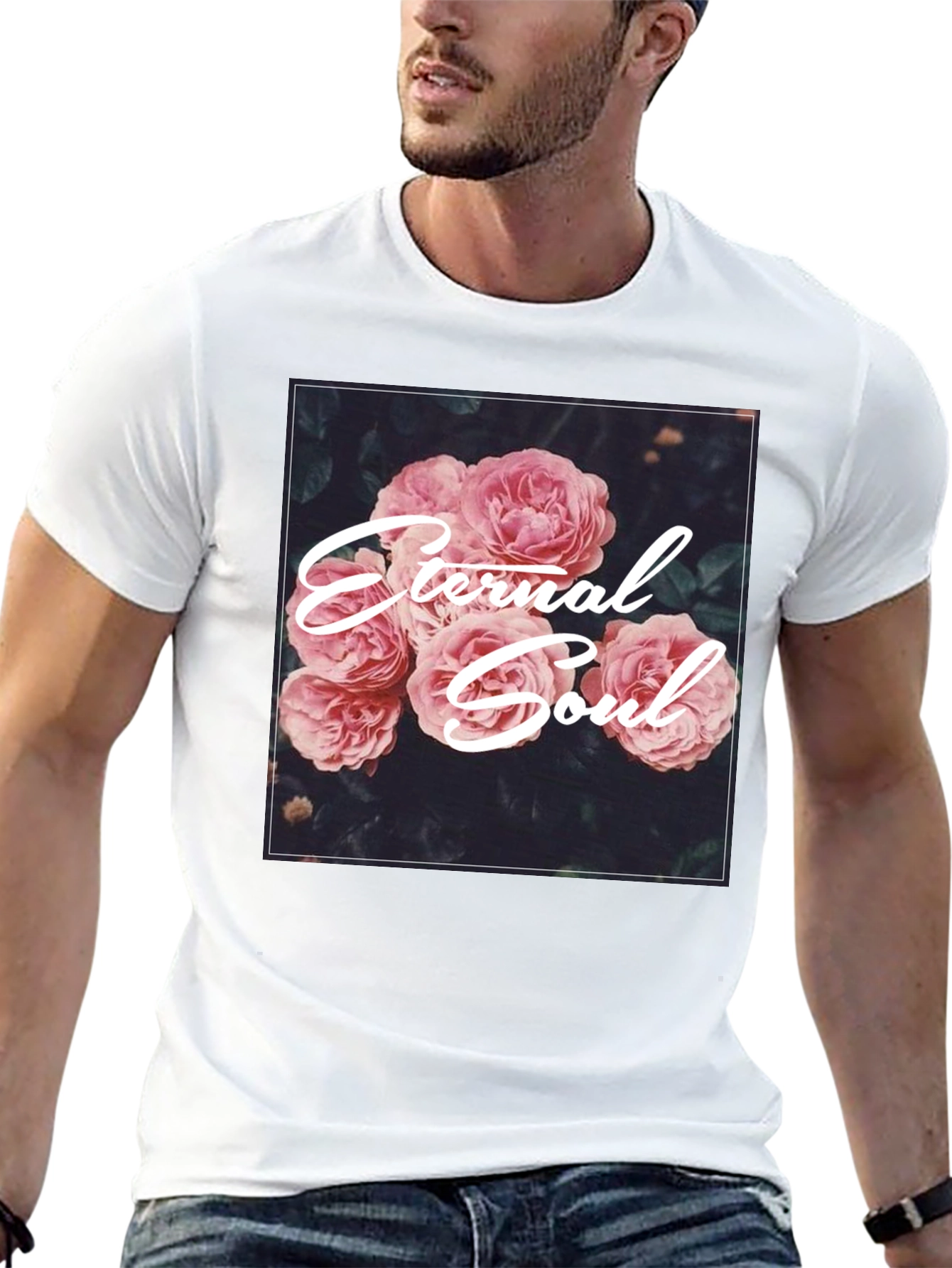 Eternal Soul Floral Graphic T-Shirt