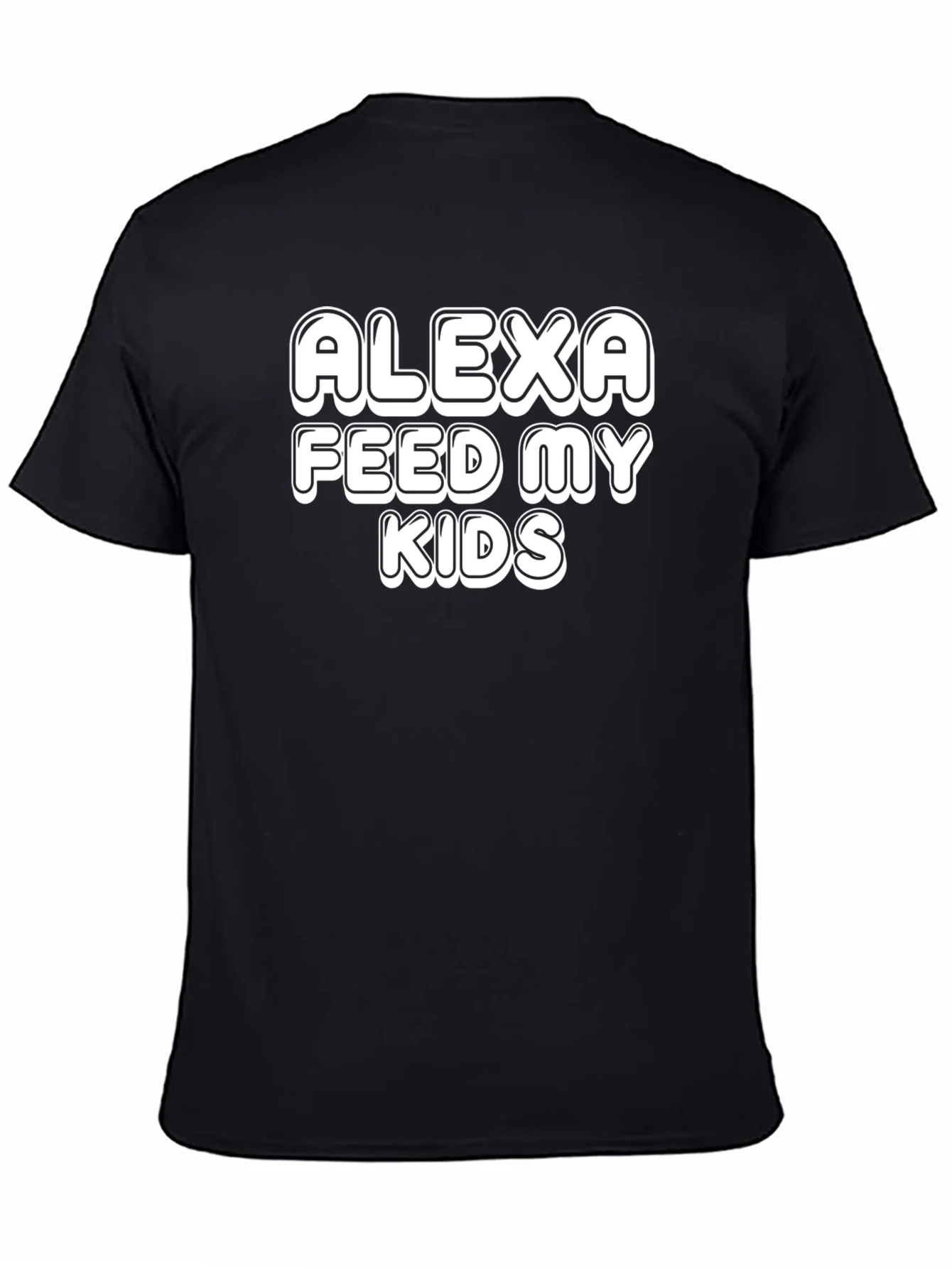 Alexa Feed My Kids T-Shirt - Humorous Parenting Tee