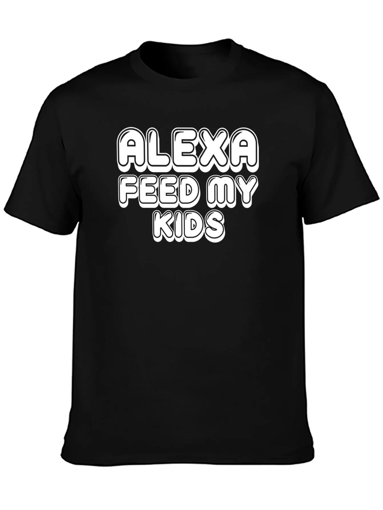 Alexa Feed My Kids T-Shirt - Humorous Parenting Tee