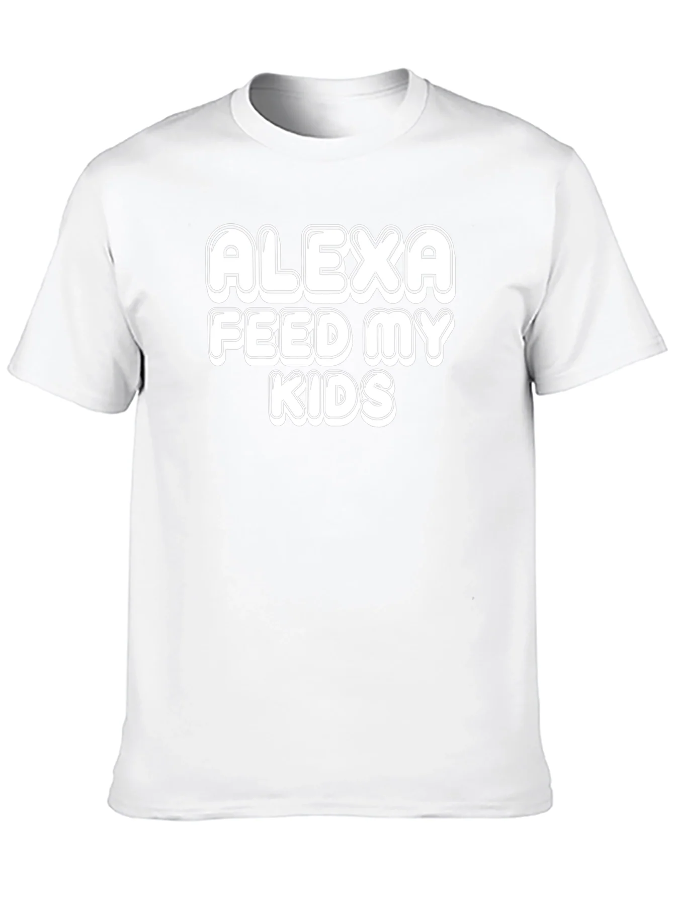 Alexa Feed My Kids T-Shirt - Humorous Parenting Tee