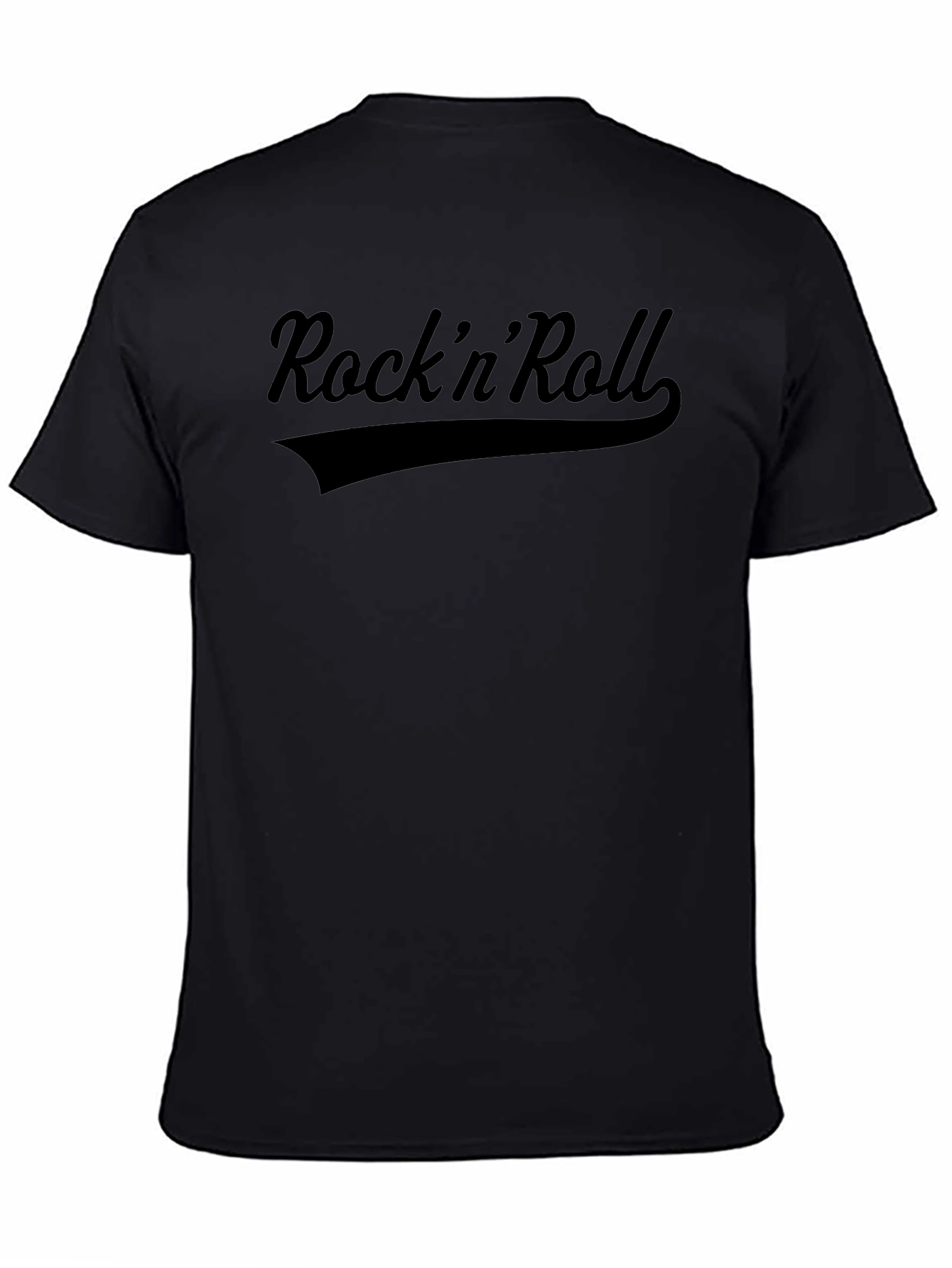 RocknRoll Graphic T-Shirt - Classic Black Tee