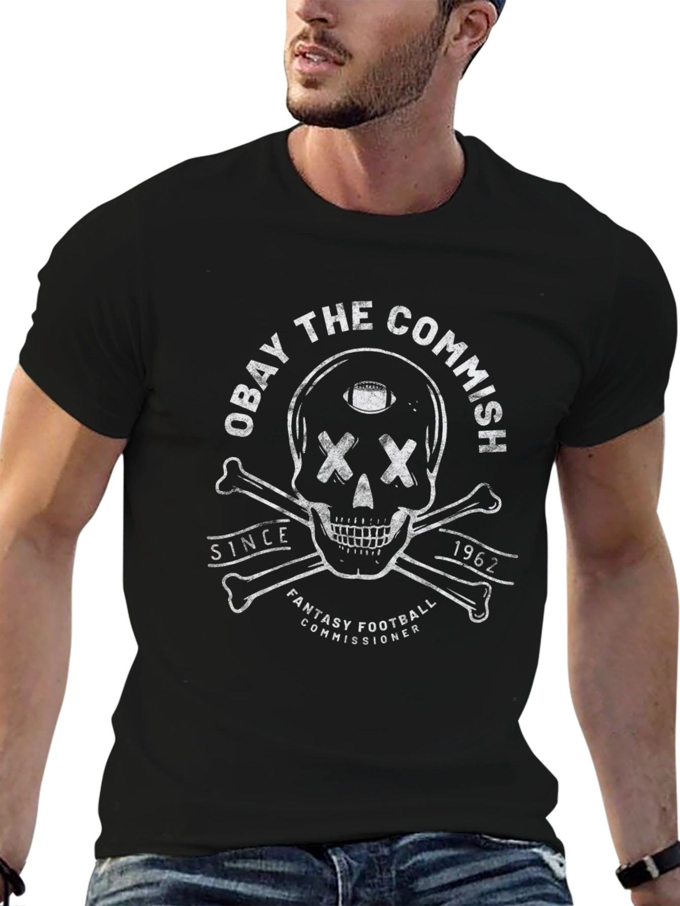 Obay The Commish Fantasy Football T-Shirt