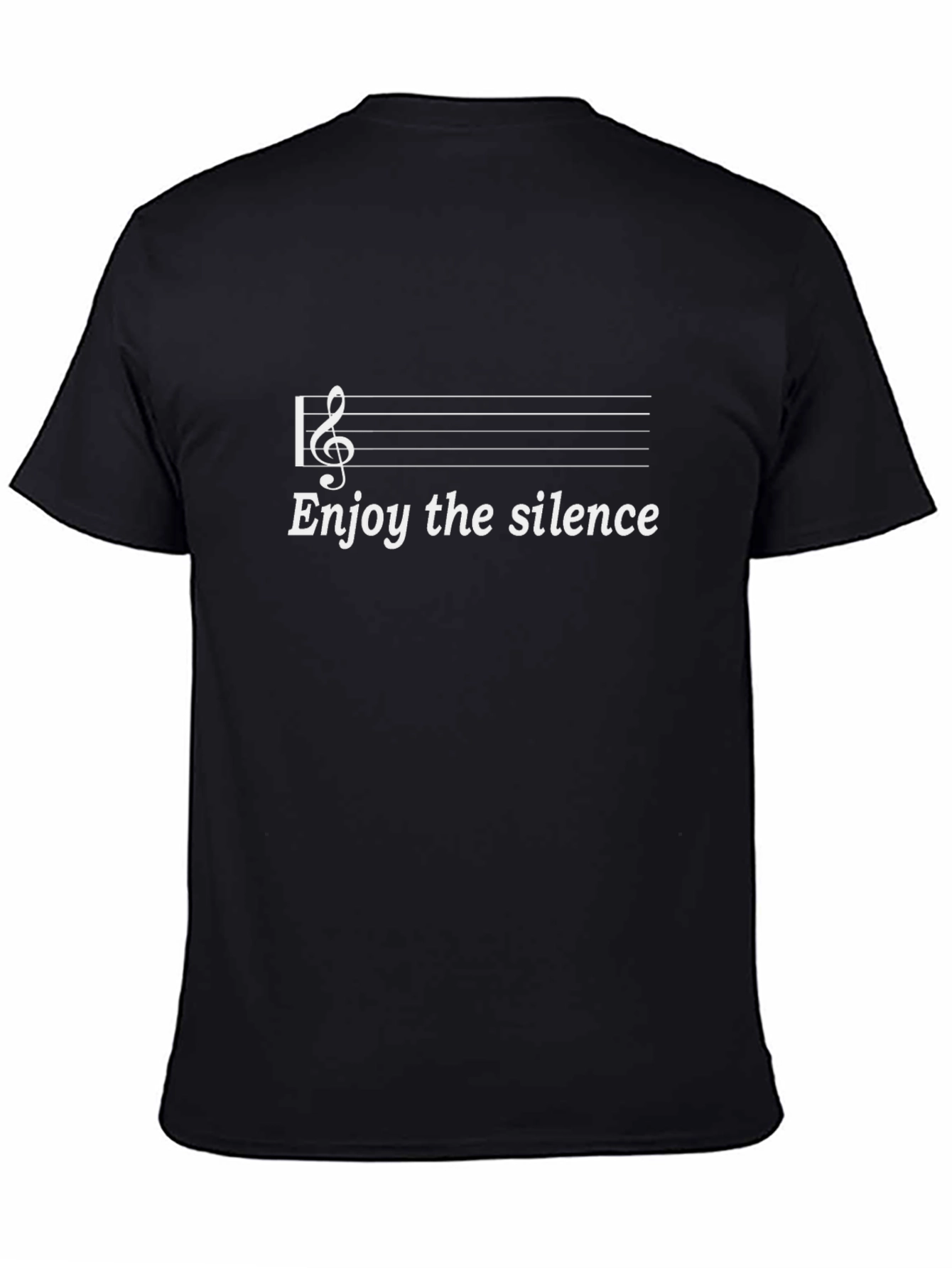 Enjoy the Silence Music T-Shirt - Black