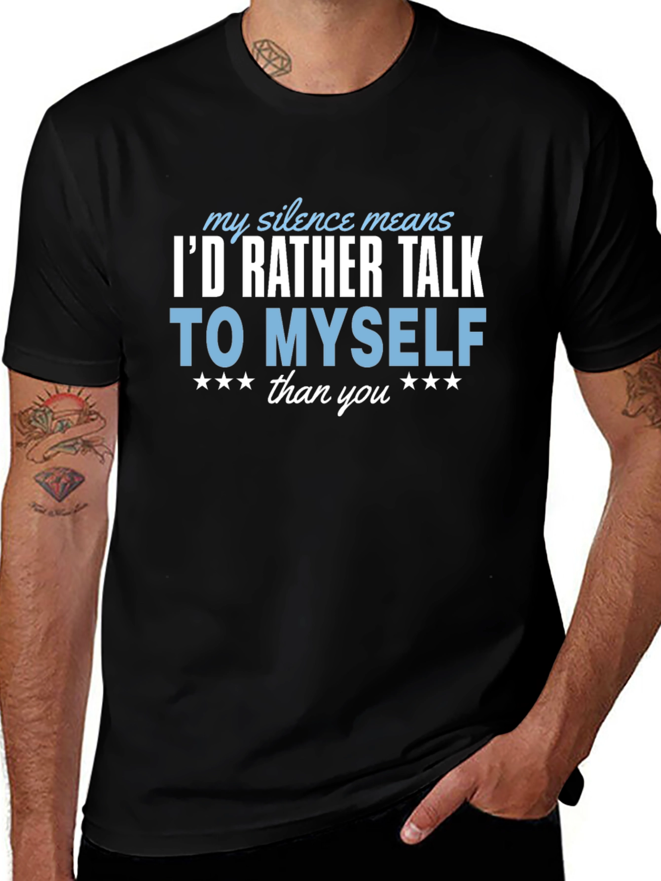 Id Rather Talk to Myself Funny T-Shirt