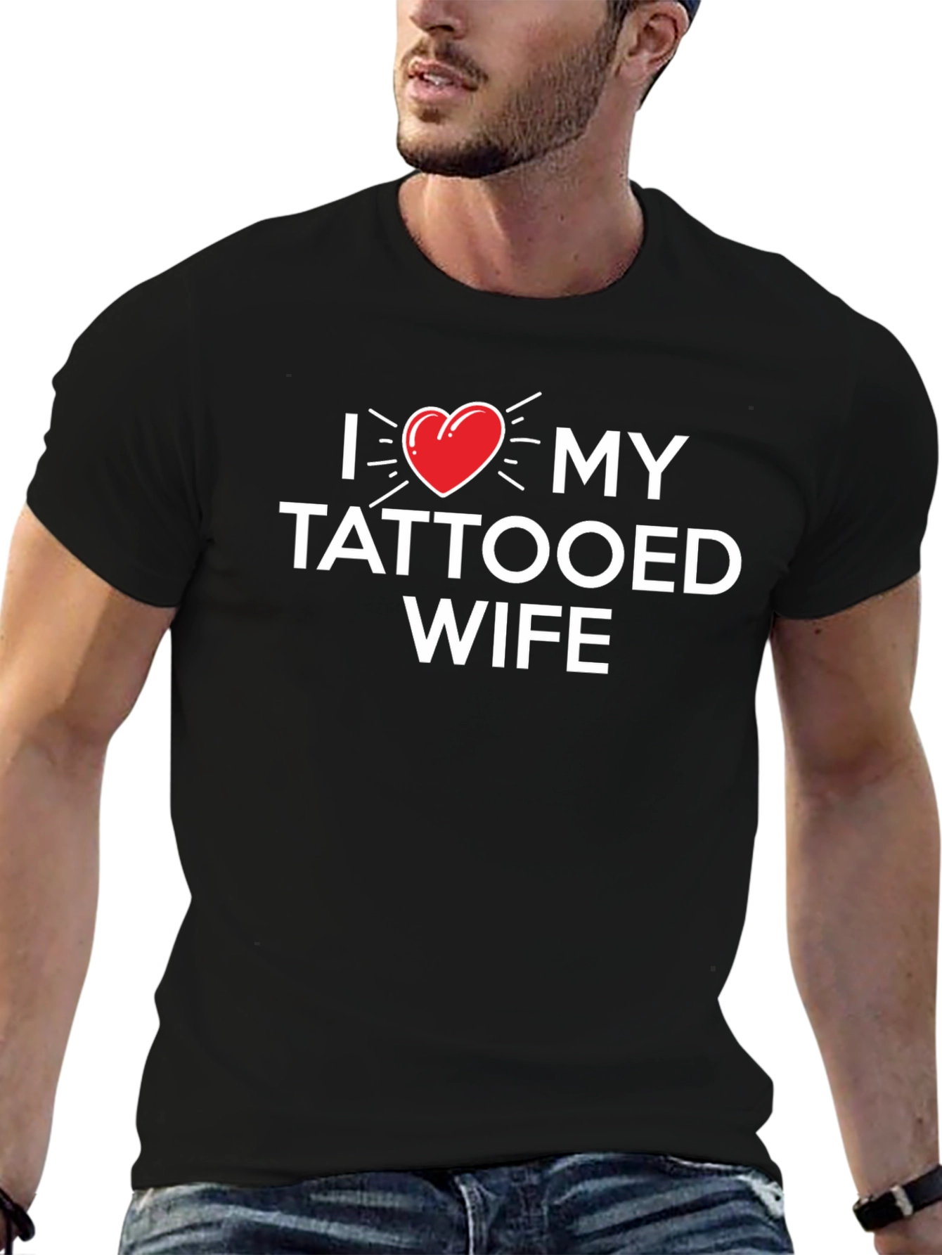 I Heart My Tattooed Wife Graphic T-Shirt