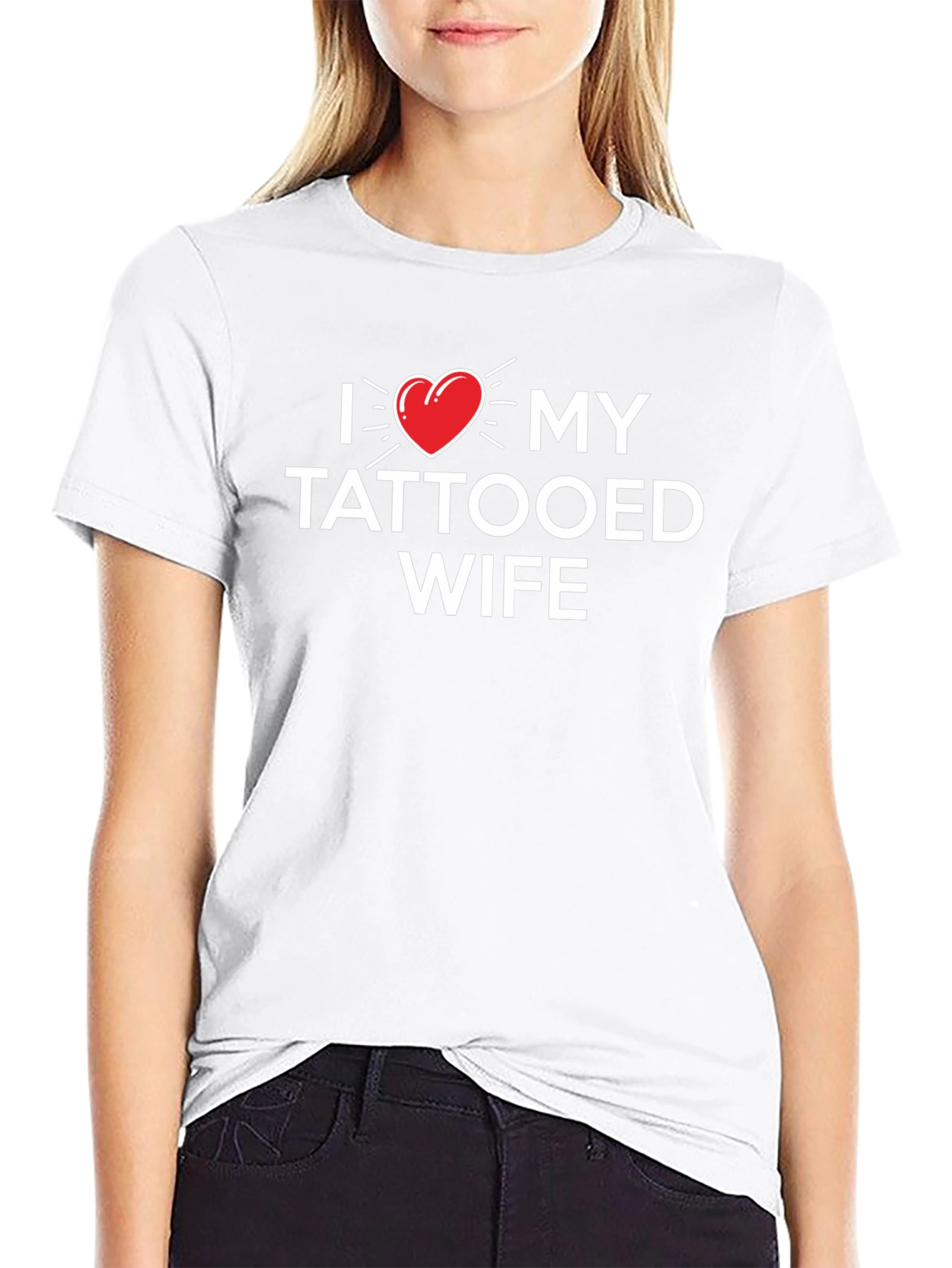 I Heart My Tattooed Wife Graphic T-Shirt
