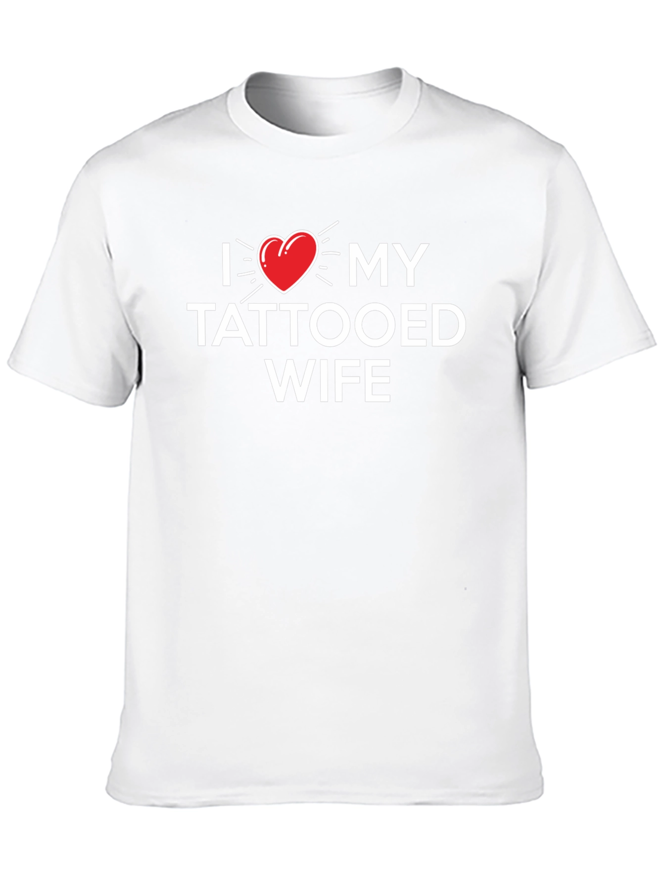 I Heart My Tattooed Wife Graphic T-Shirt