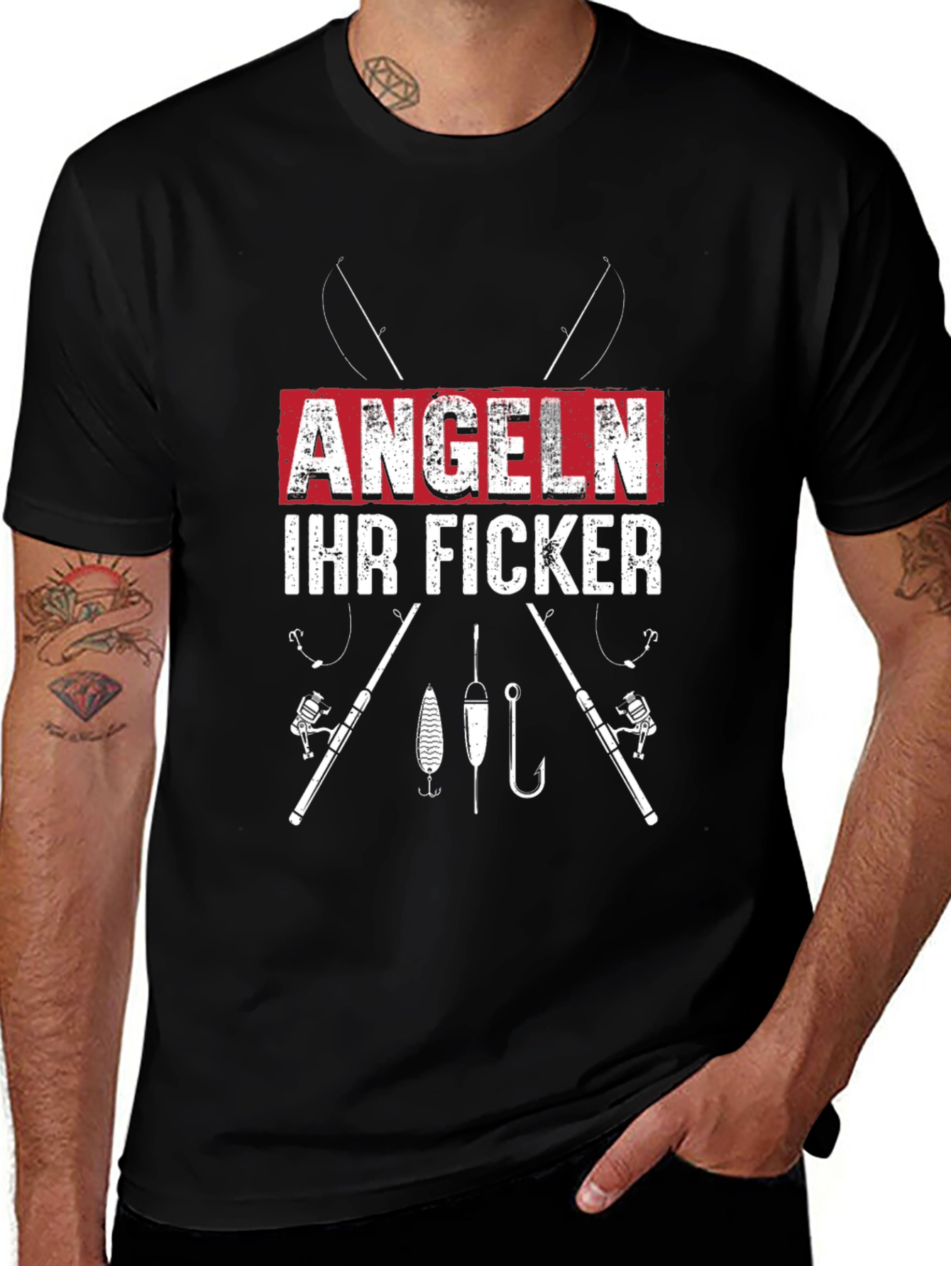Angeln Ihr Ficker Fishing T-Shirt - Angler Humor