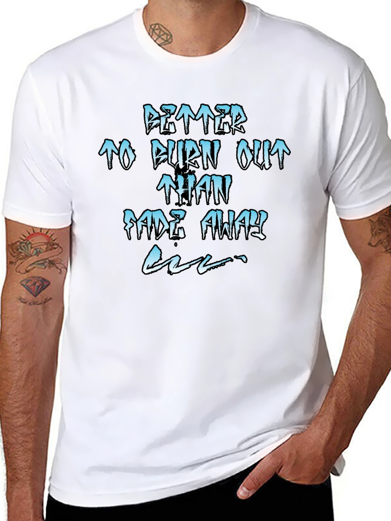 Better Burn Out Tee - Black Graphic T-Shirt