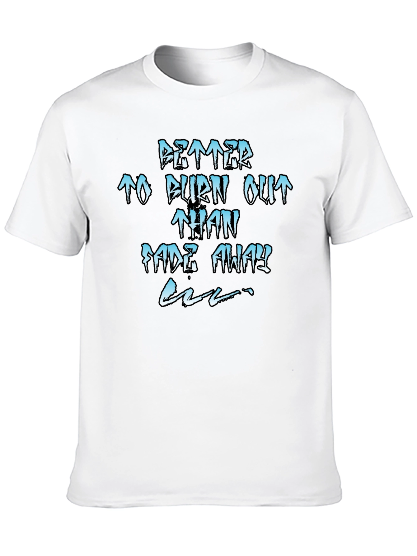 Better Burn Out Tee - Black Graphic T-Shirt