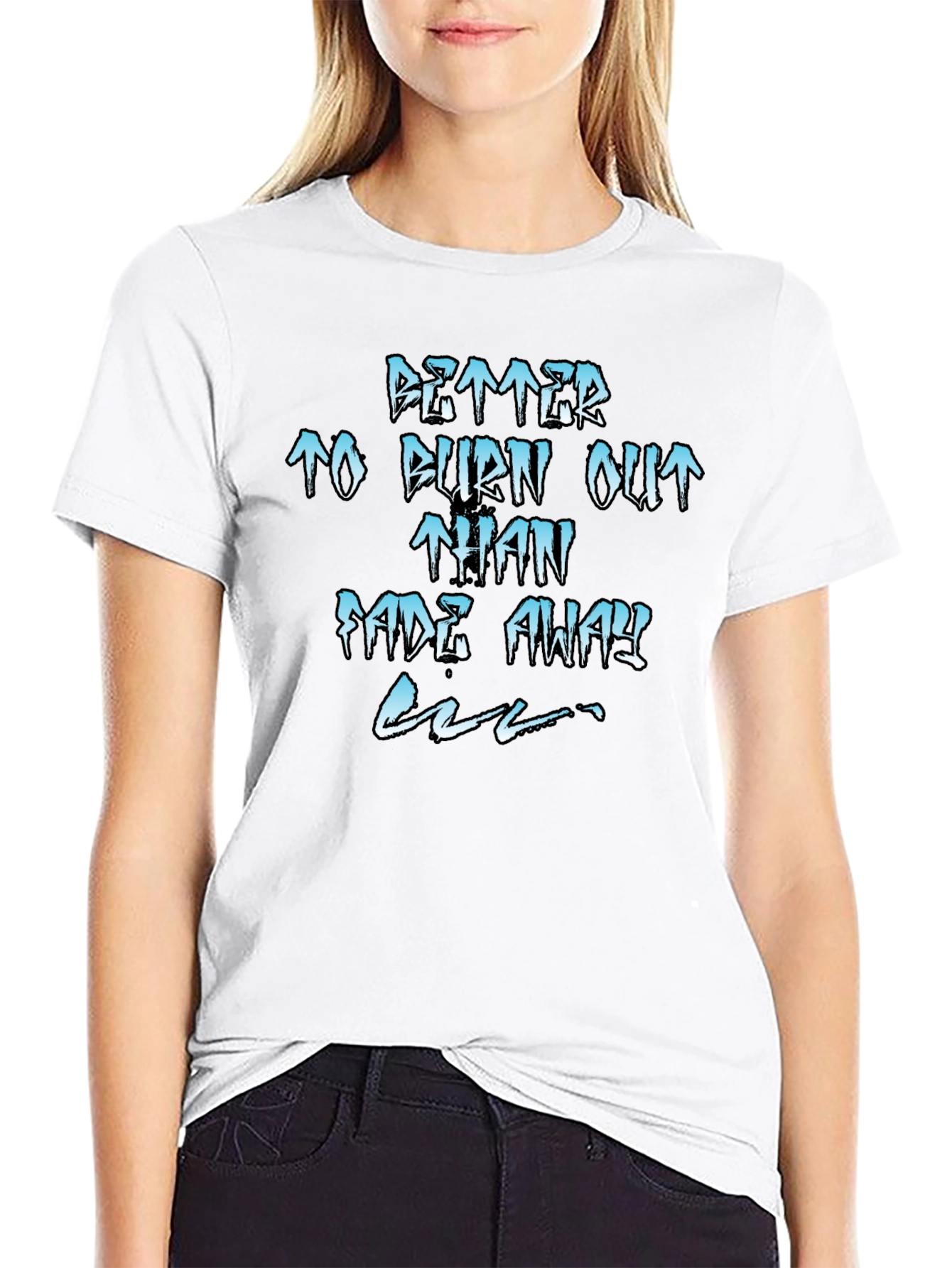 Better Burn Out Tee - Black Graphic T-Shirt