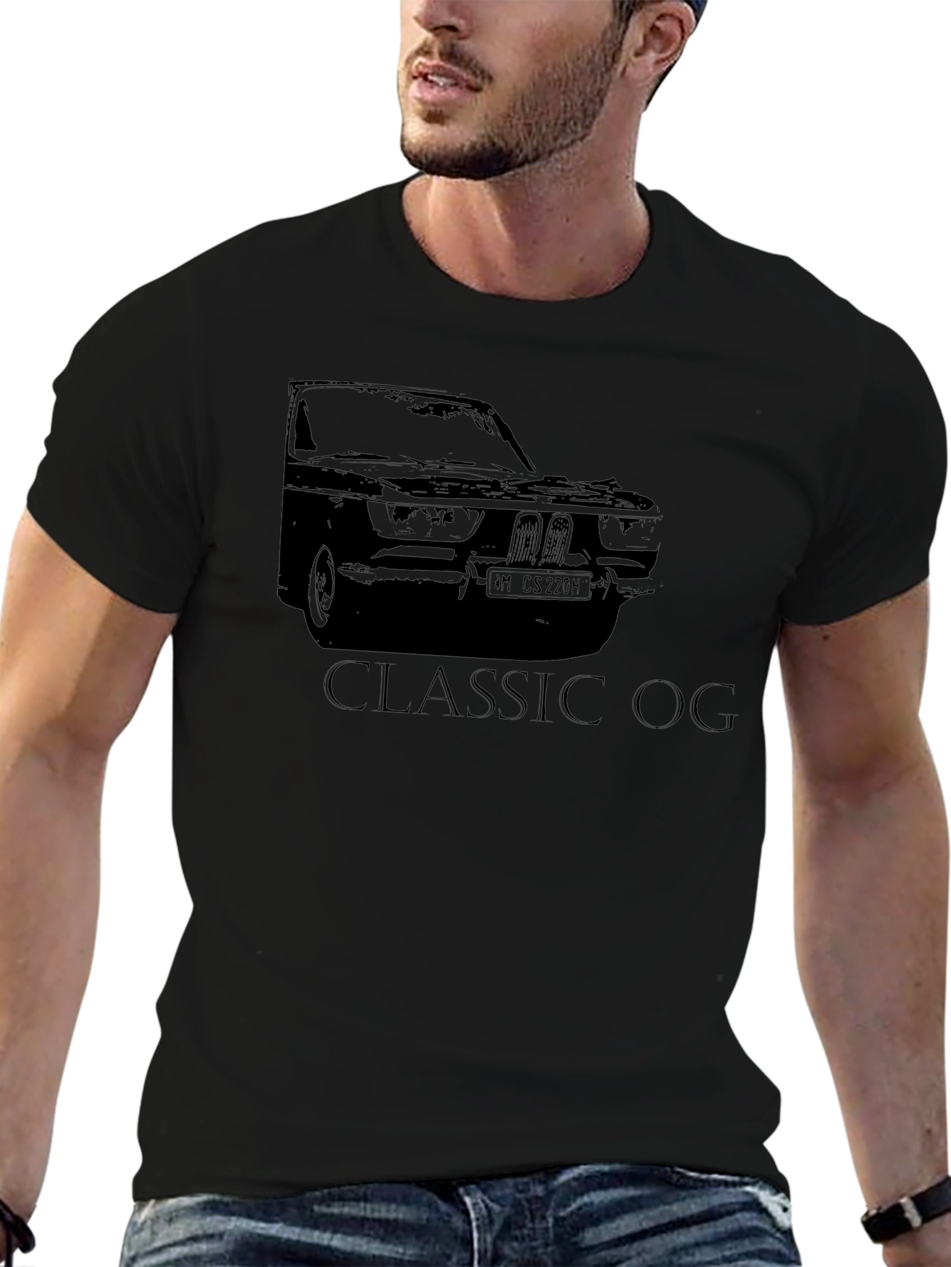 Classic OG Car Graphic T-Shirt - Black