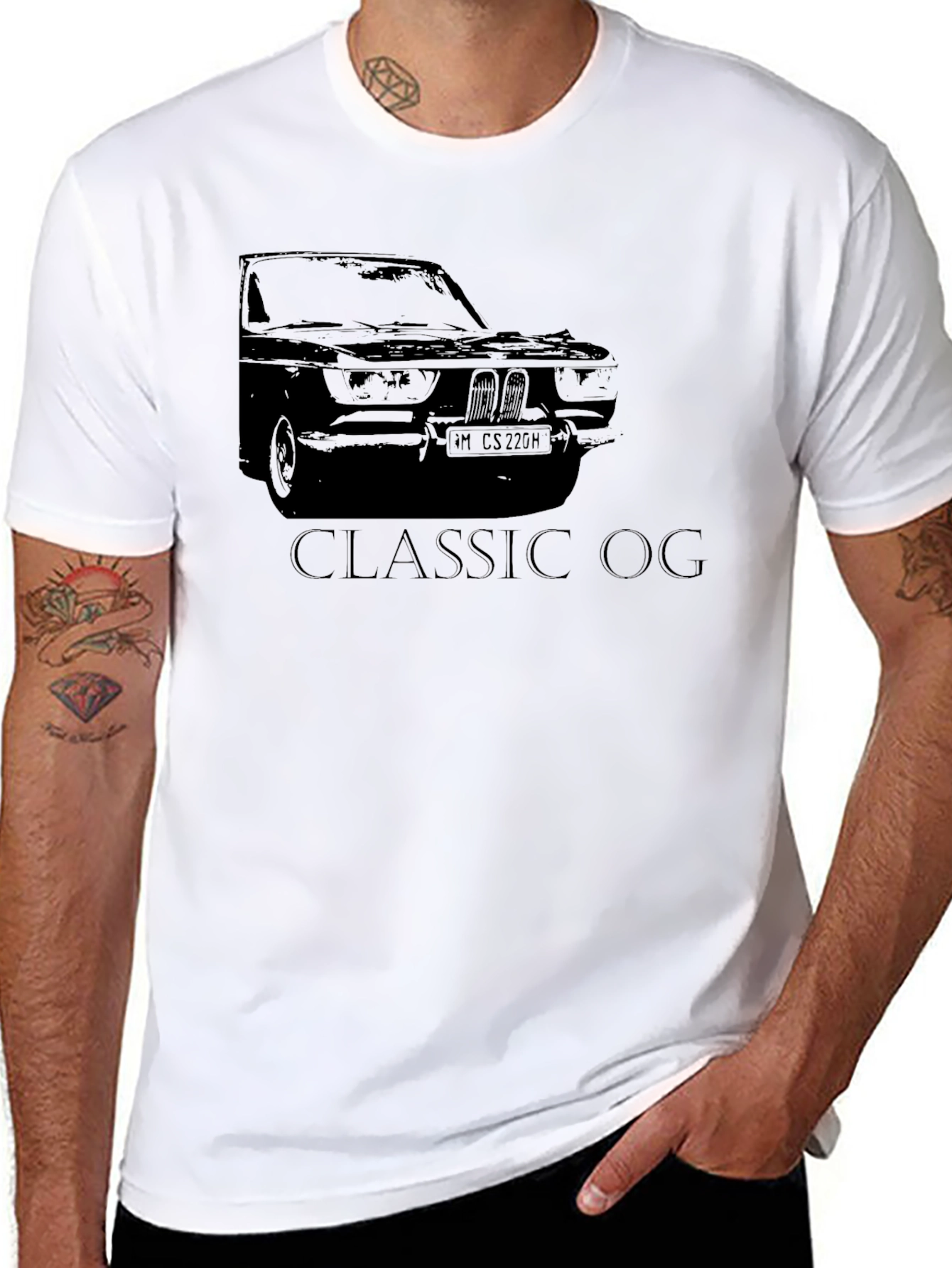 Classic OG Car Graphic T-Shirt - Black