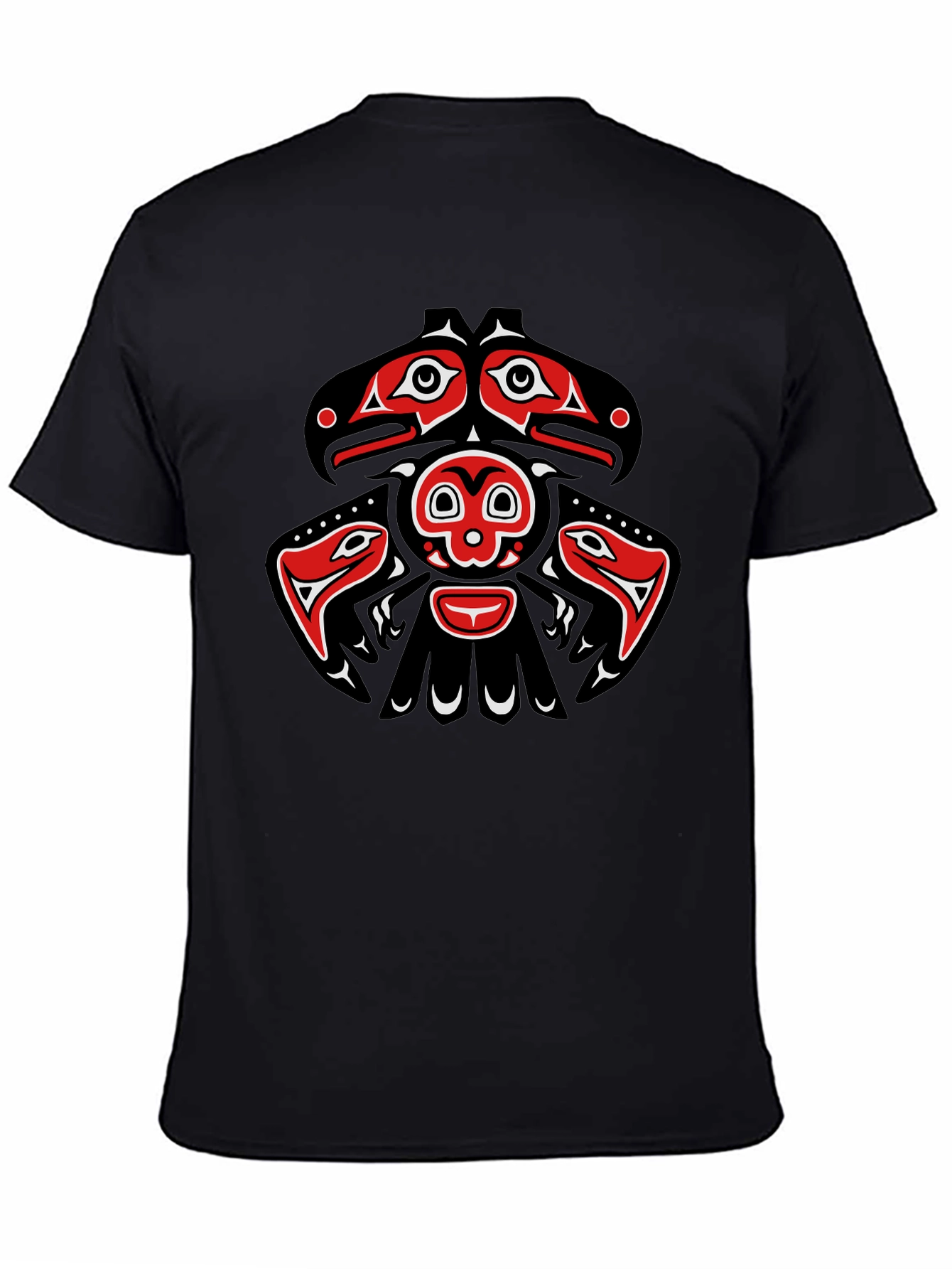 Raven Totem Graphic T-Shirt