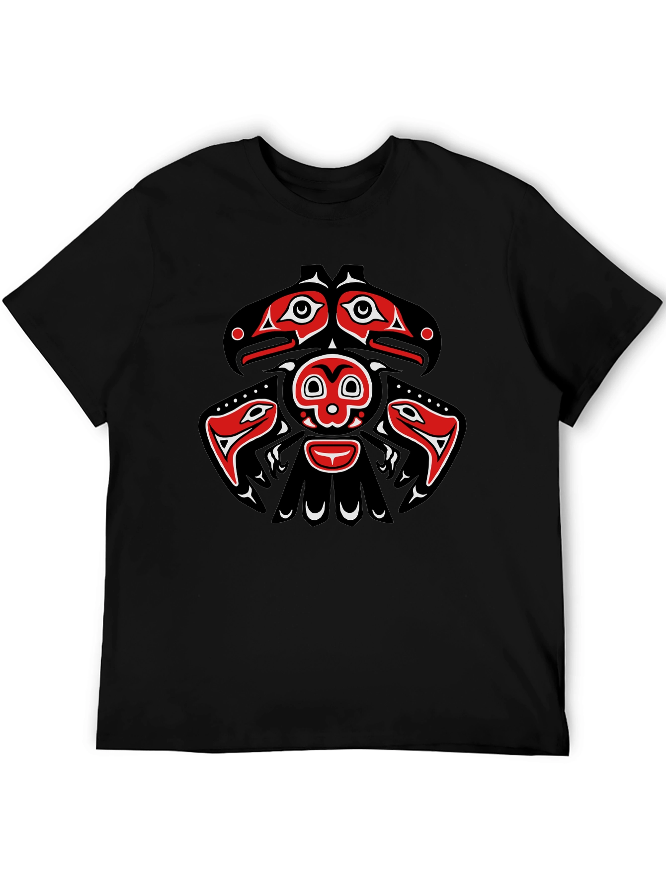 Raven Totem Graphic T-Shirt