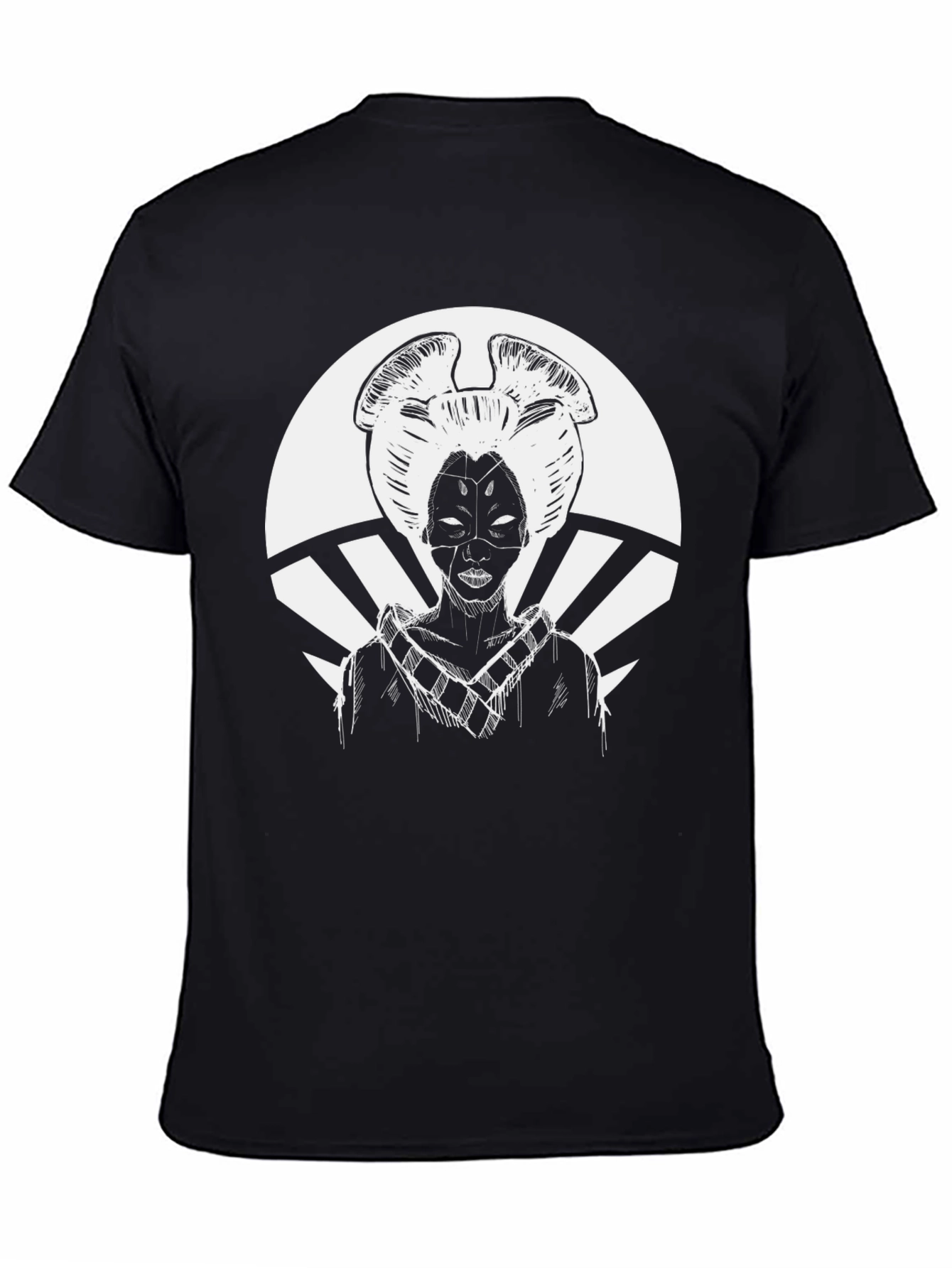 Geisha Graphic Black T-Shirt