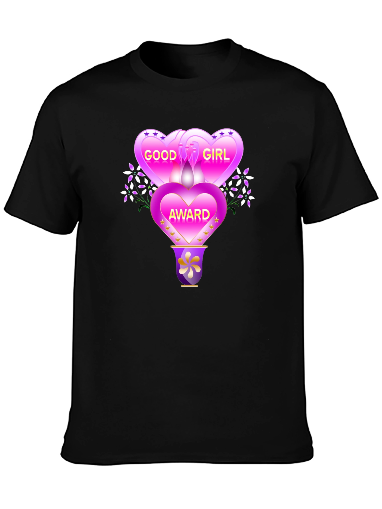 Good Girl Award Graphic Tee - Novelty T-Shirt