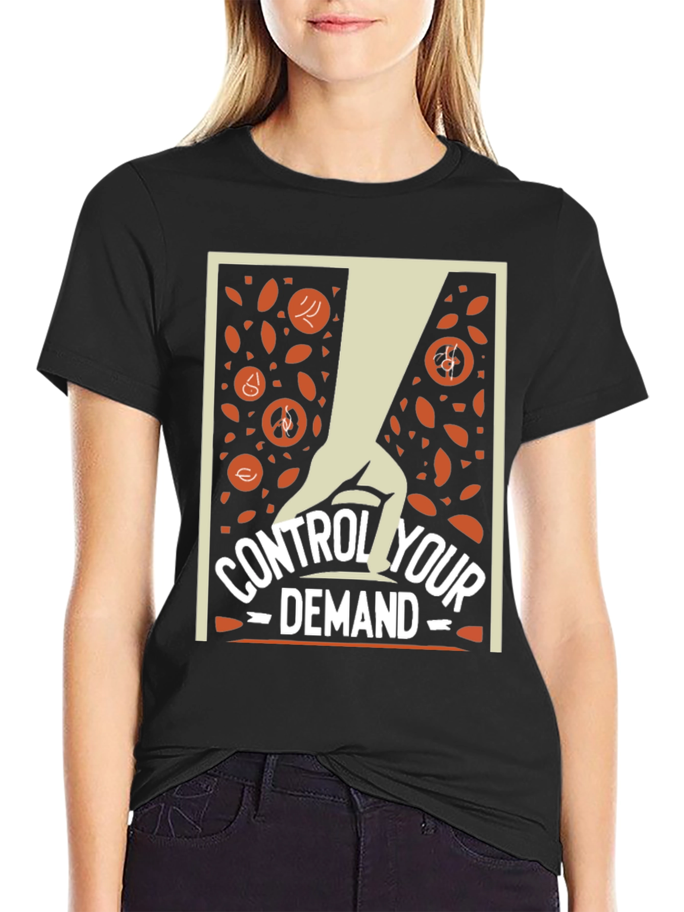 Control Your Demand T-Shirt - Stylish Graphic Tee