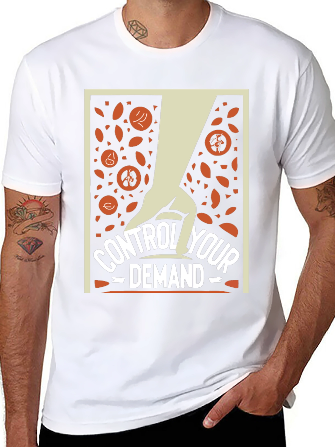 Control Your Demand T-Shirt - Stylish Graphic Tee