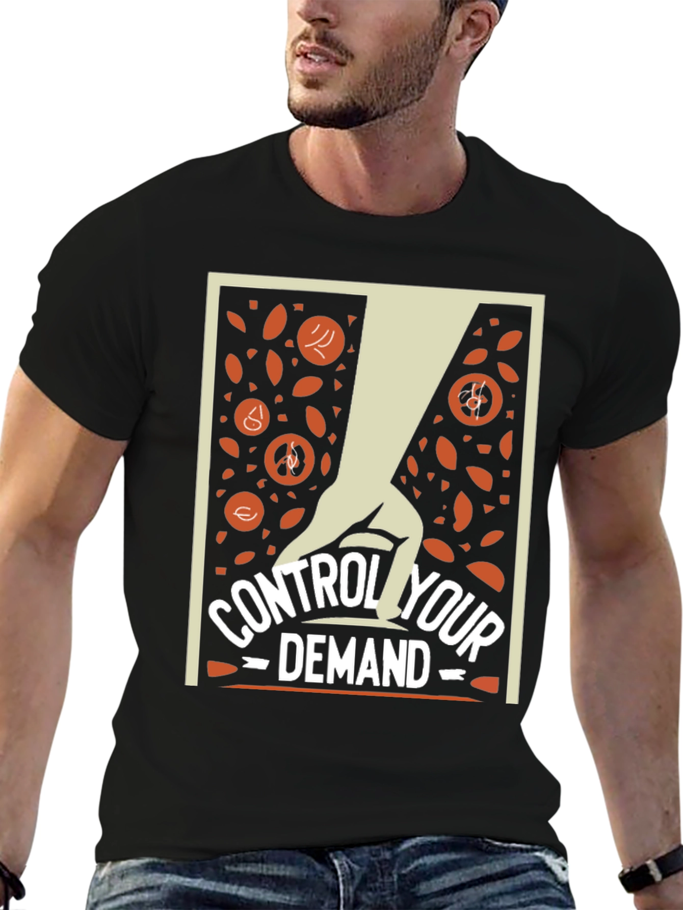 Control Your Demand T-Shirt - Stylish Graphic Tee