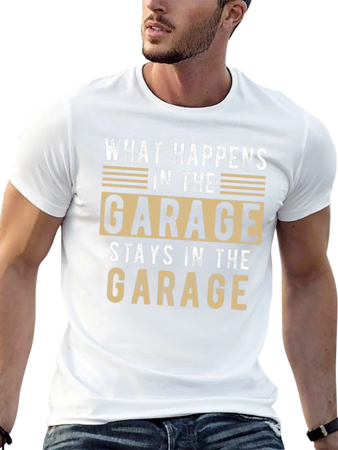 Garage T-Shirt - What Happens Stays in the Garage