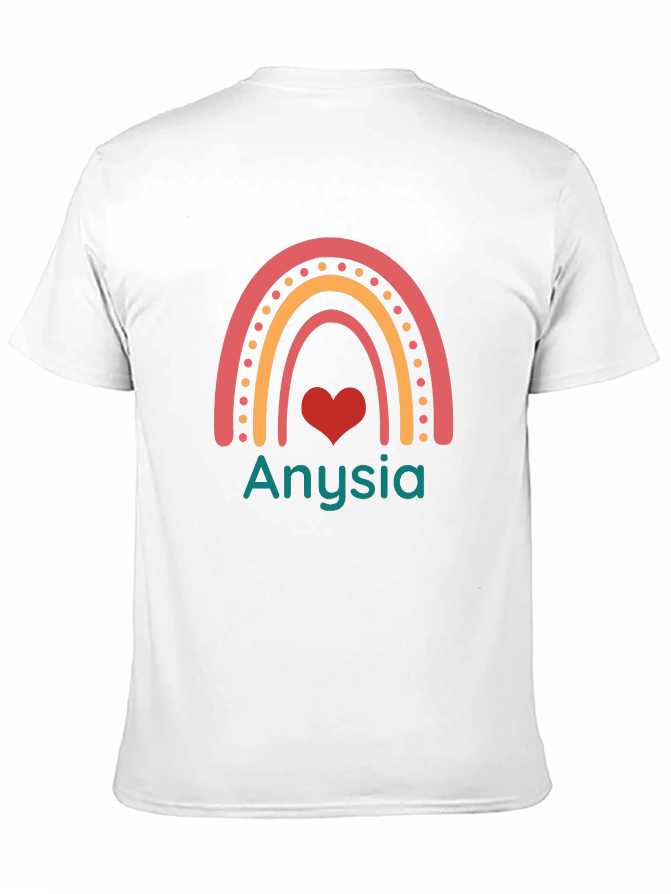Anysia Rainbow Heart T-Shirt