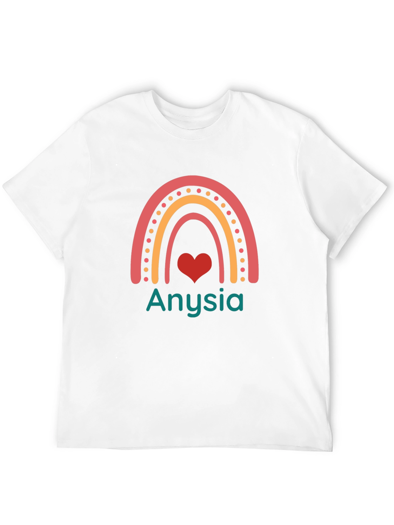Anysia Rainbow Heart T-Shirt