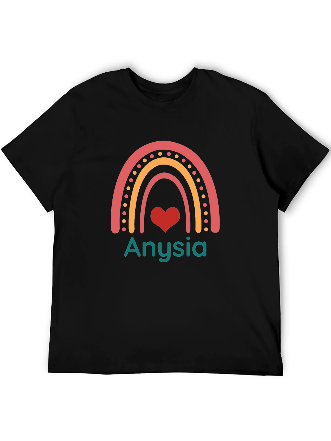 Anysia Rainbow Heart T-Shirt