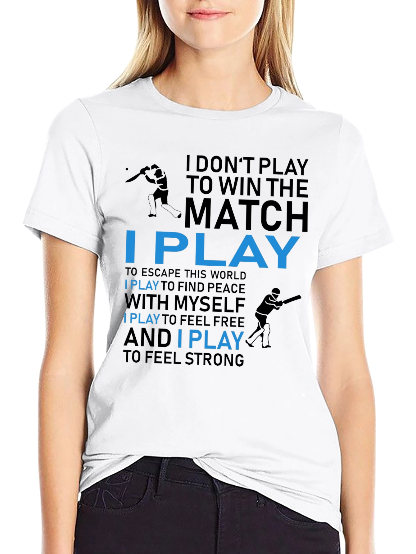 Motivational I Play Graphic Tee