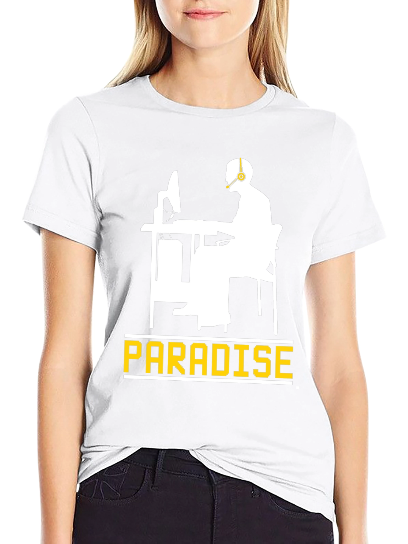 Gamer Paradise Black T-Shirt - Comfortable Cotton Tee