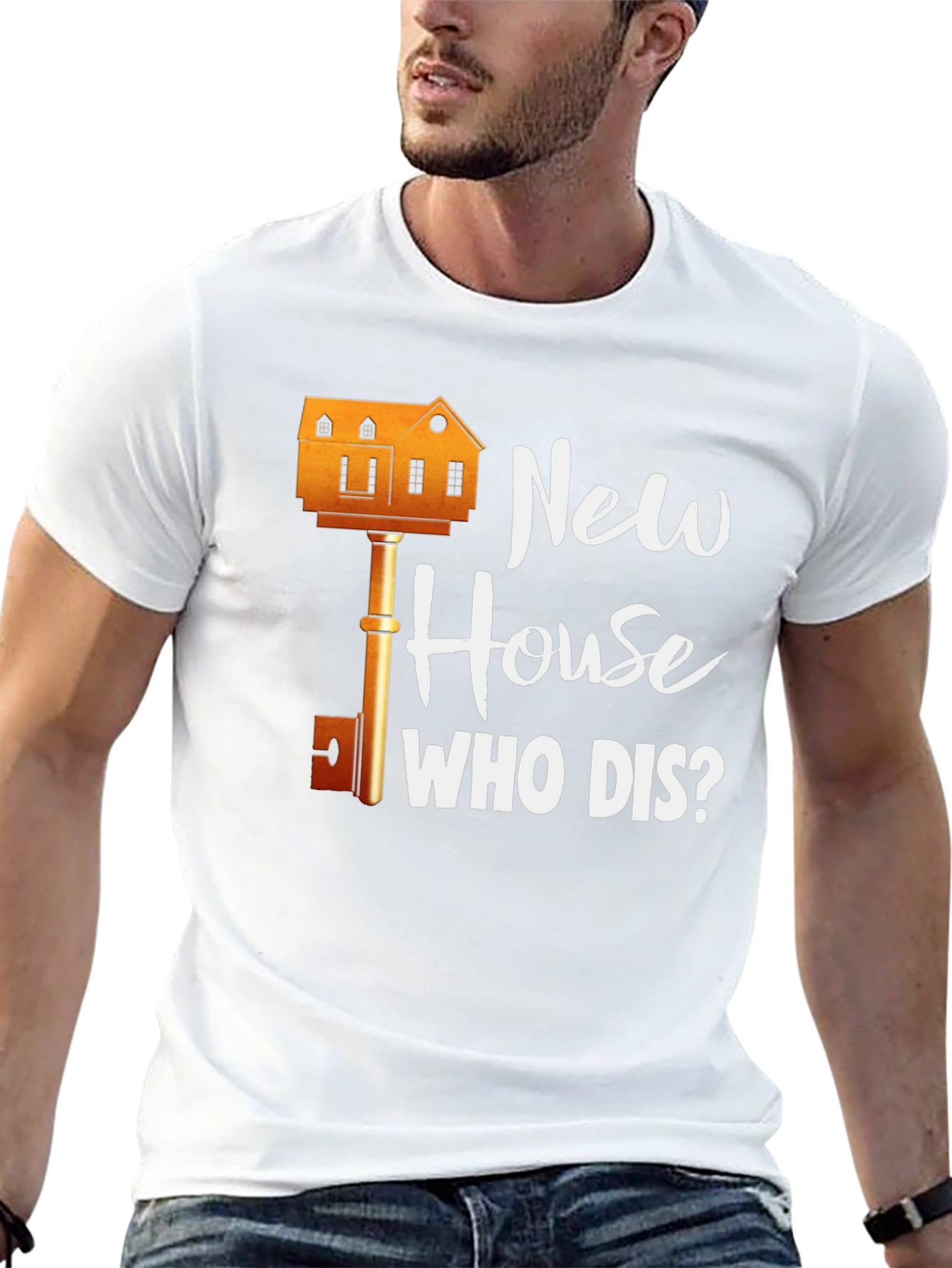 New House Who Dis? Graphic T-Shirt
