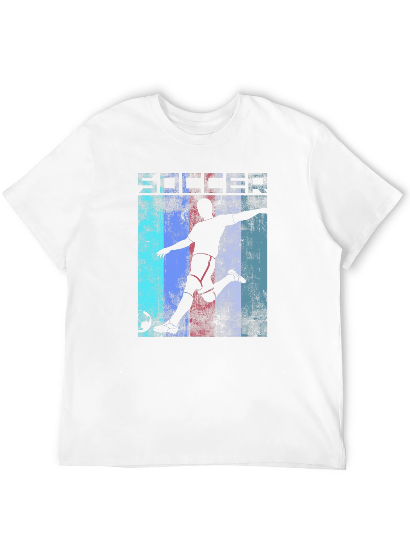 Soccer Silhouette Graphic T-Shirt