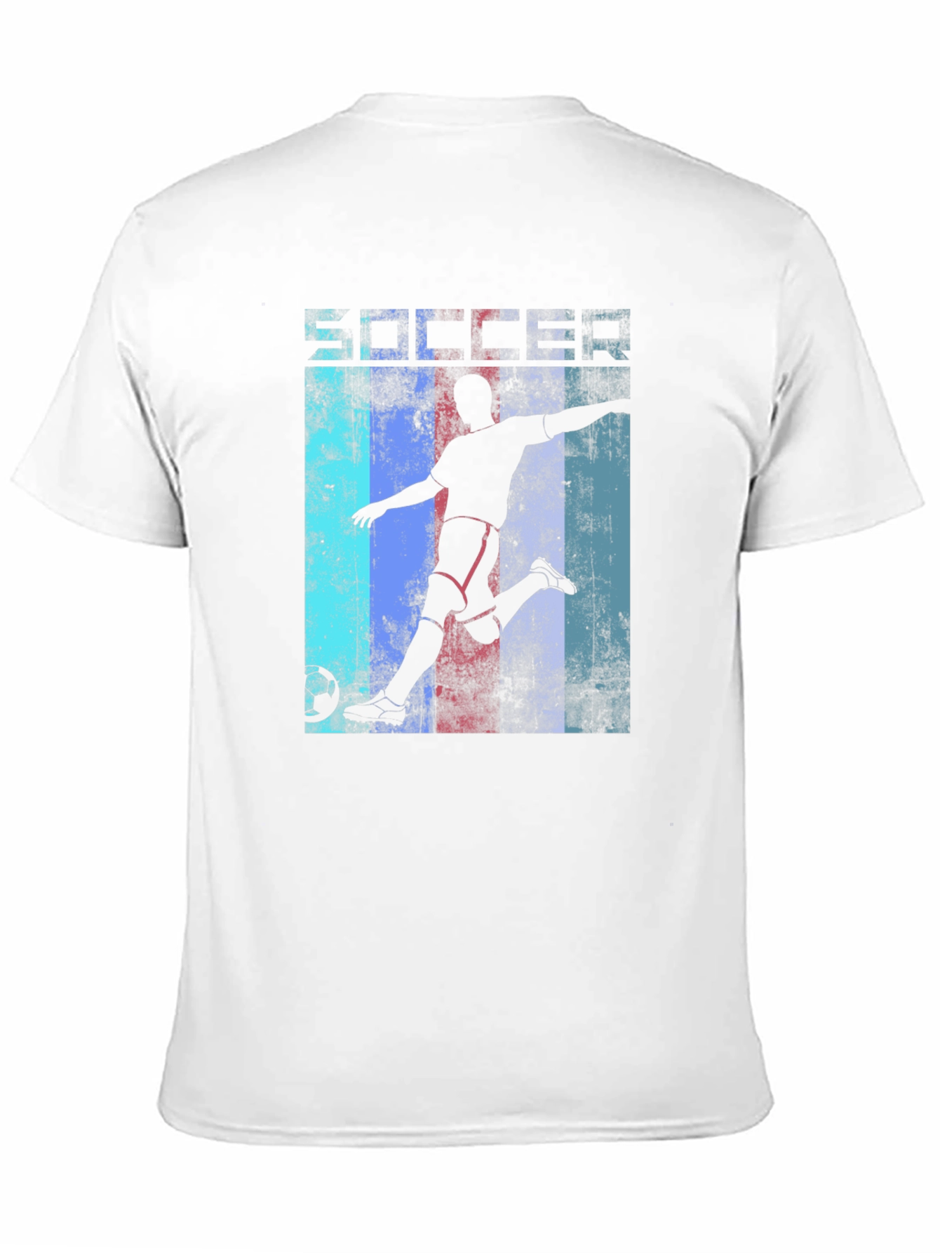 Soccer Silhouette Graphic T-Shirt