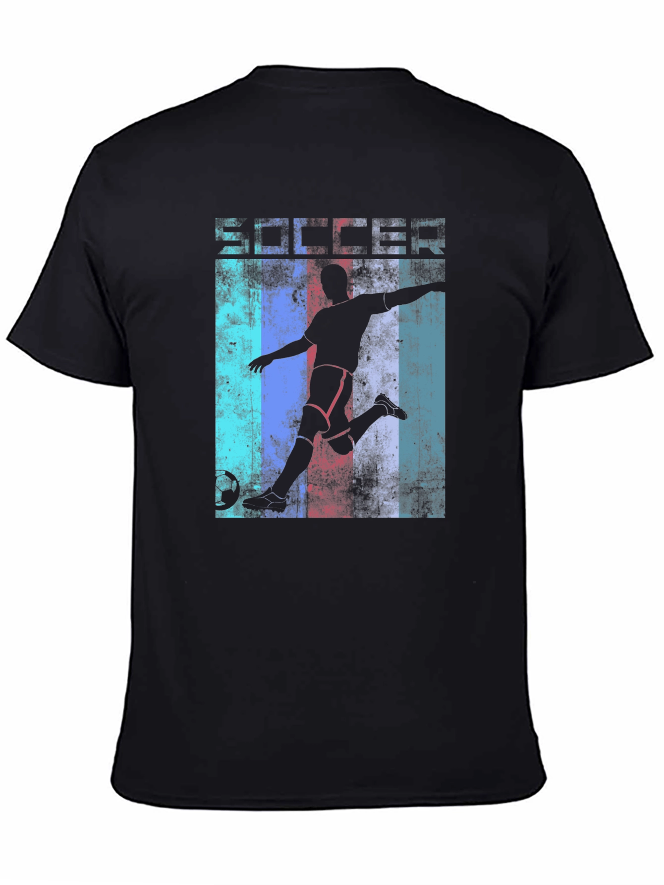 Soccer Silhouette Graphic T-Shirt