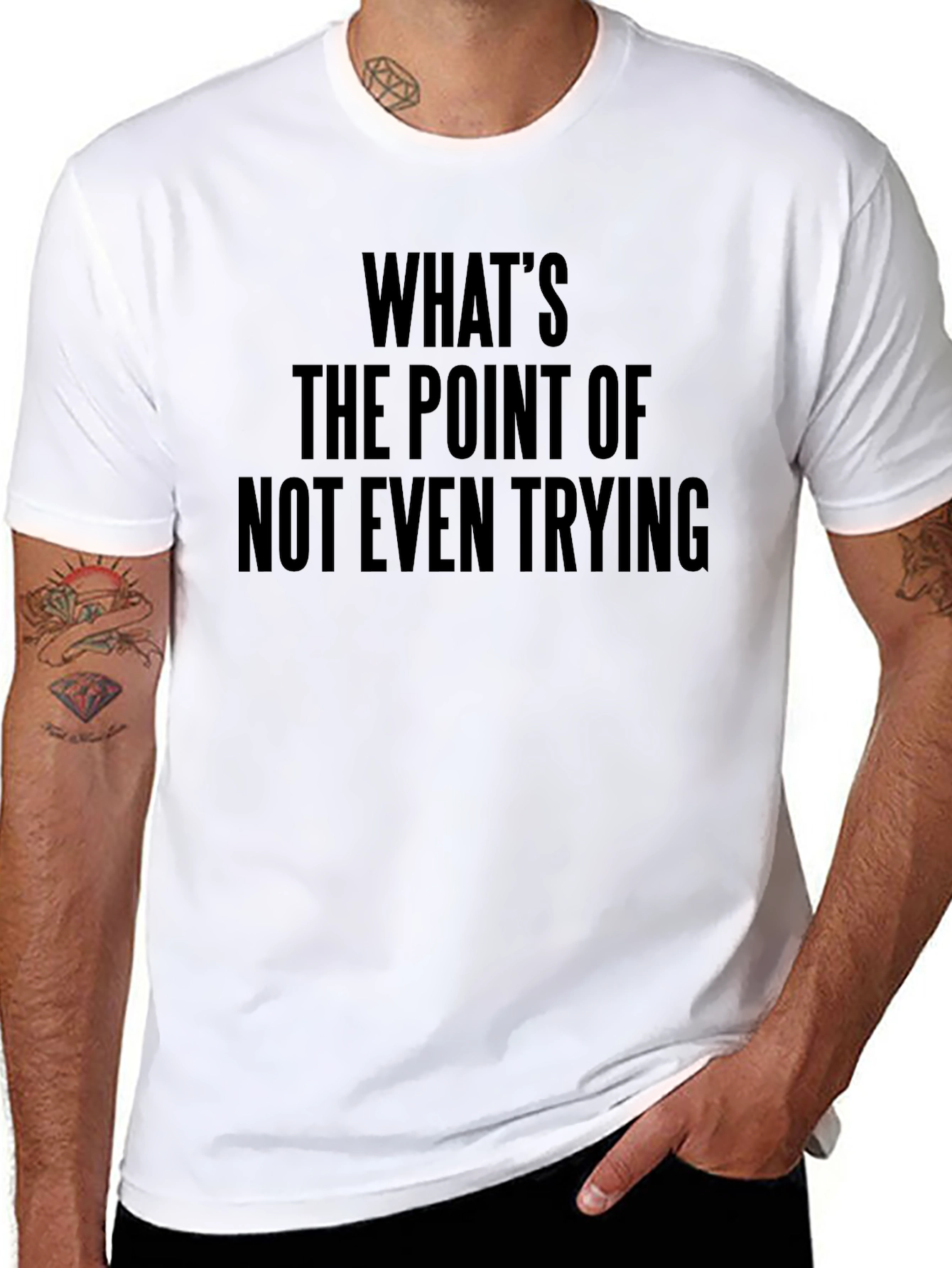 Whats The Point T-Shirt - Funny Sarcastic Tee