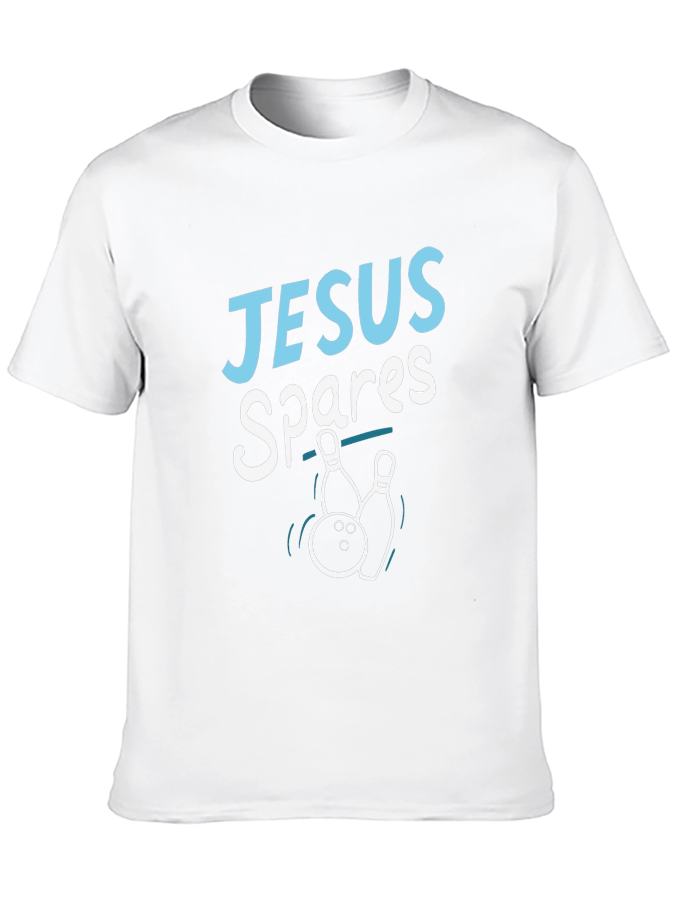 Jesus Spares T-Shirt - Bowling Humor Tee