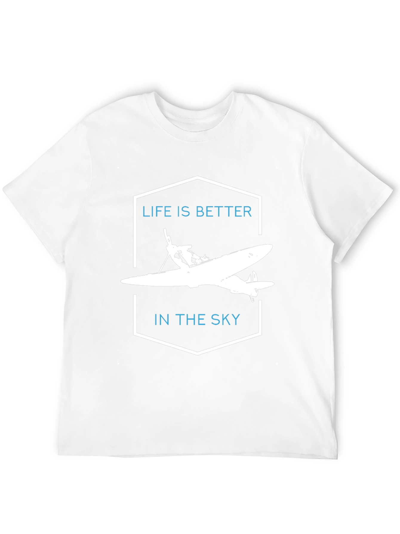 Life is Better in the Sky Airplane Graphic Tee