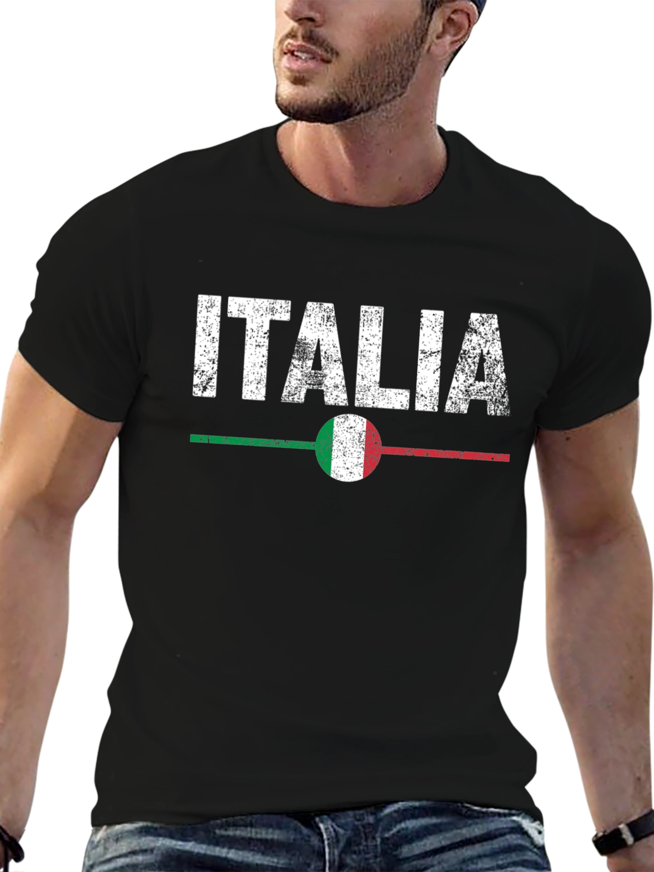 Italia Flag Graphic T-Shirt